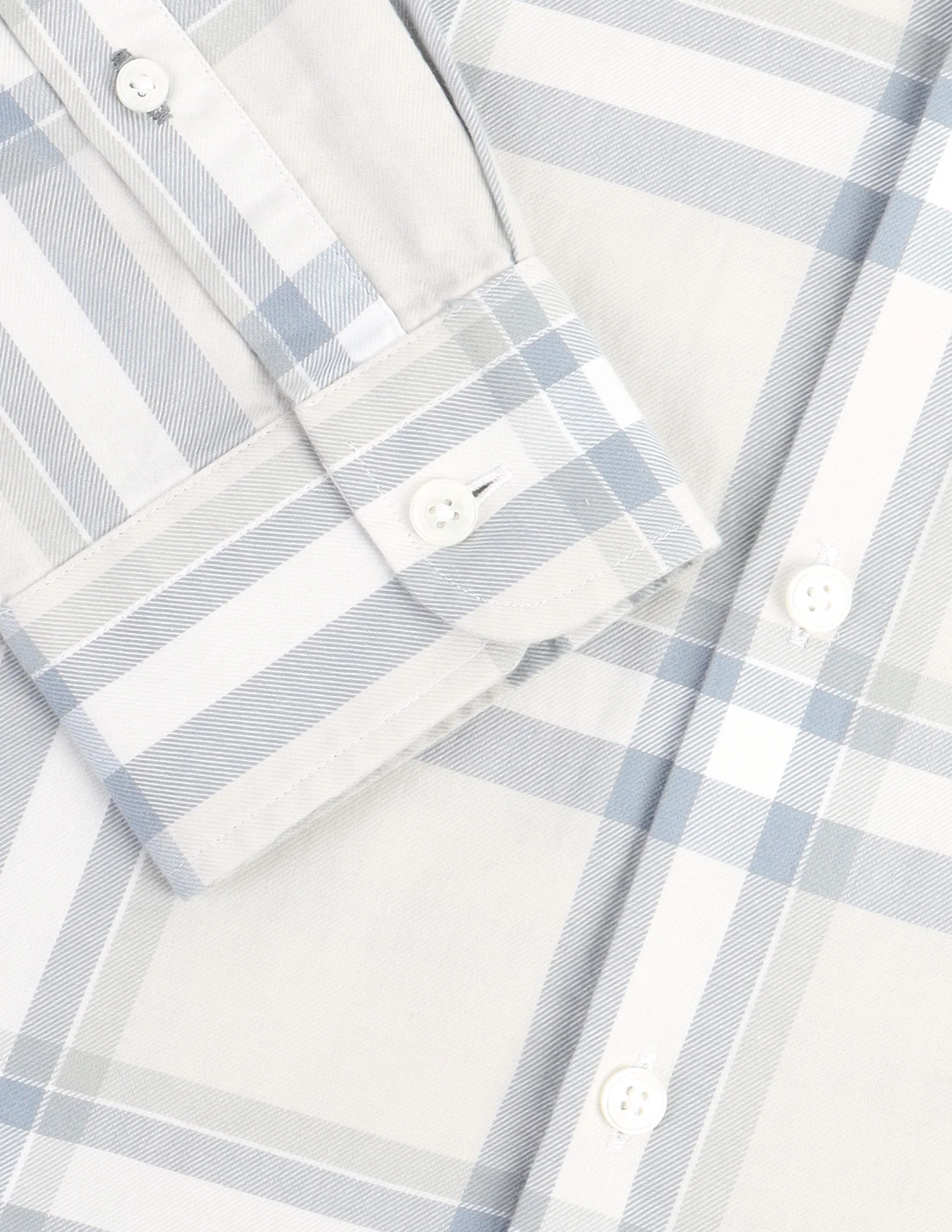 Grid Tattersall Checked Slim Fit Shirt - Image 8
