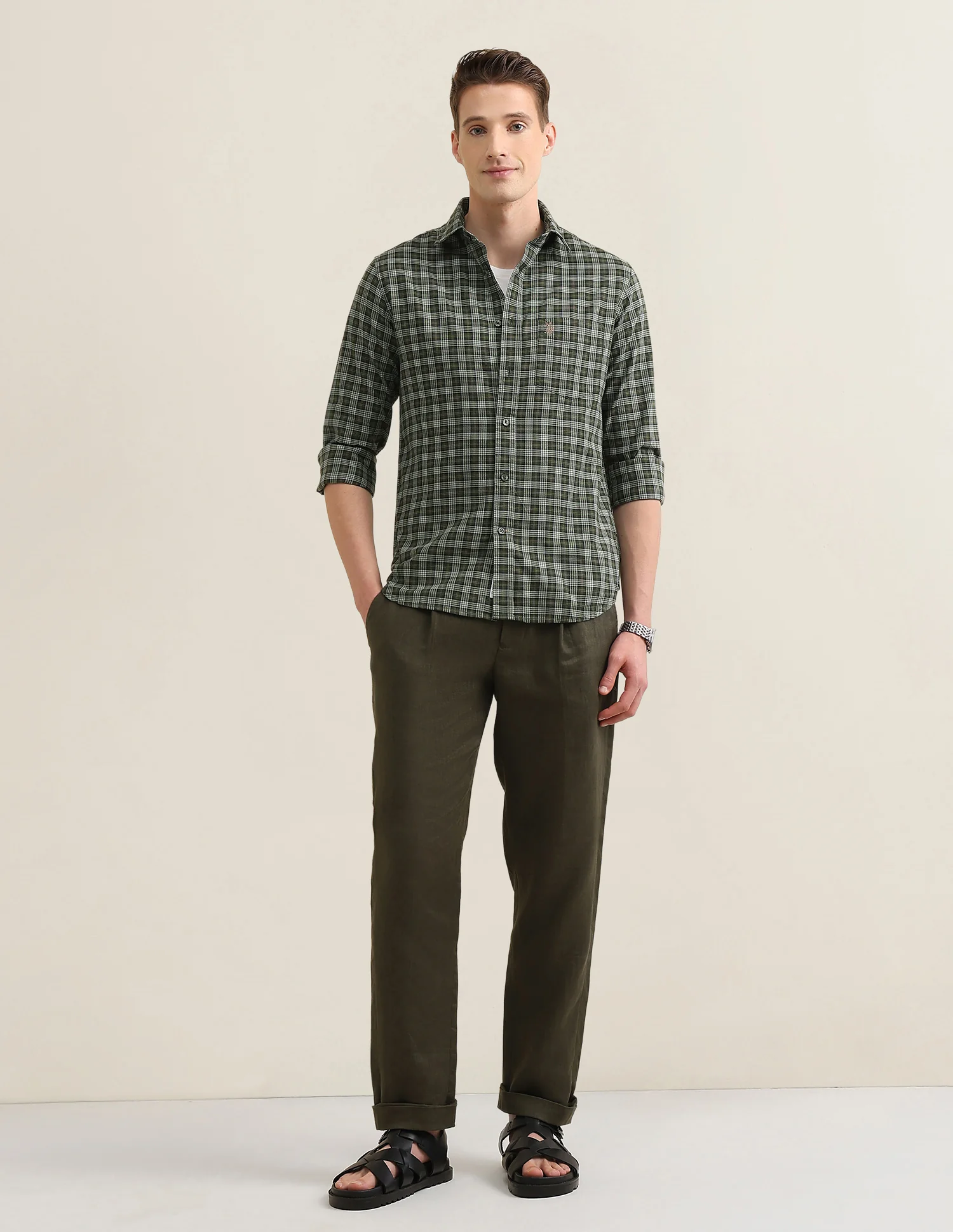 Grid Tattersall Checked Sotogrande Shirt - Image 3