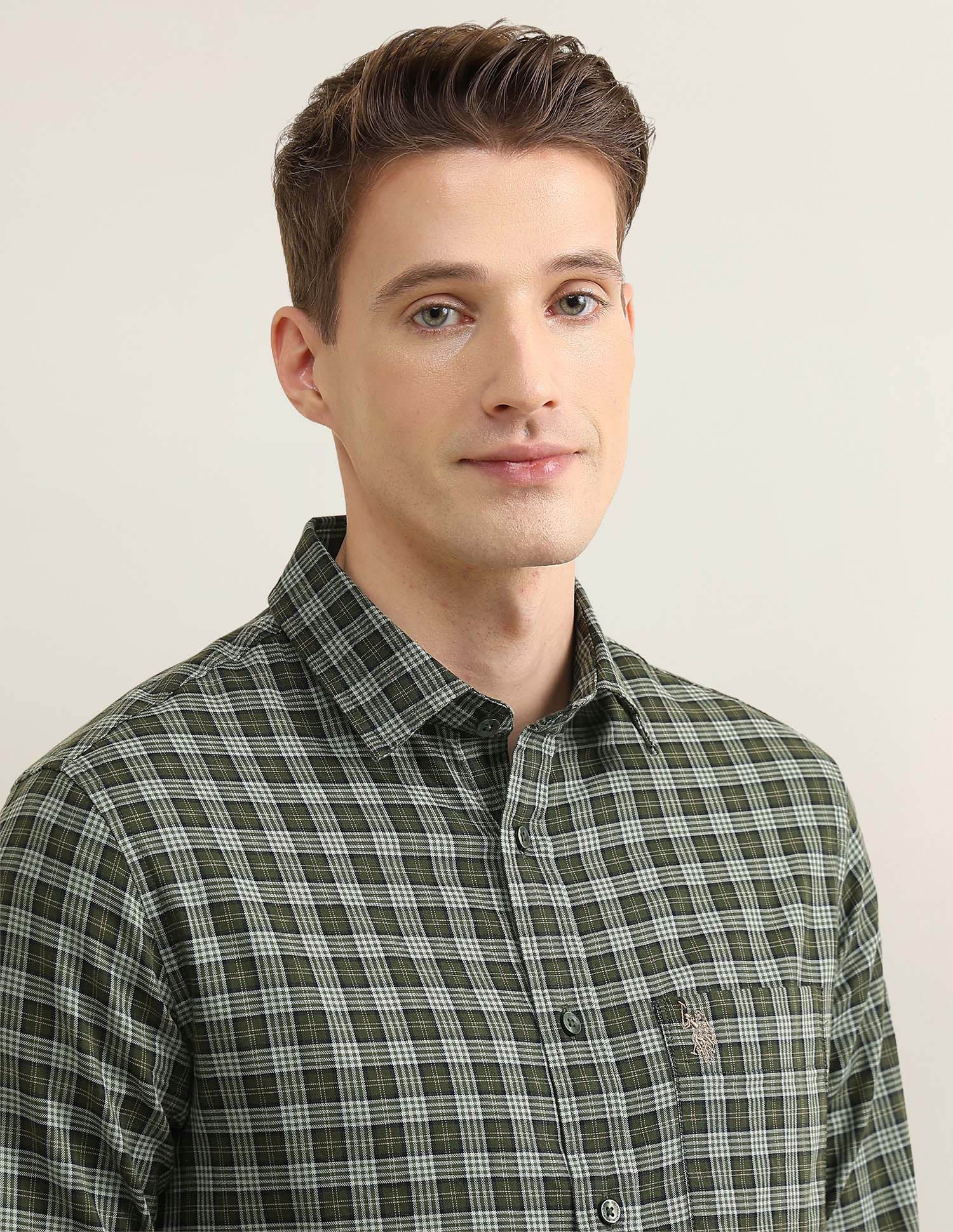 Grid Tattersall Checked Sotogrande Shirt - Image 7