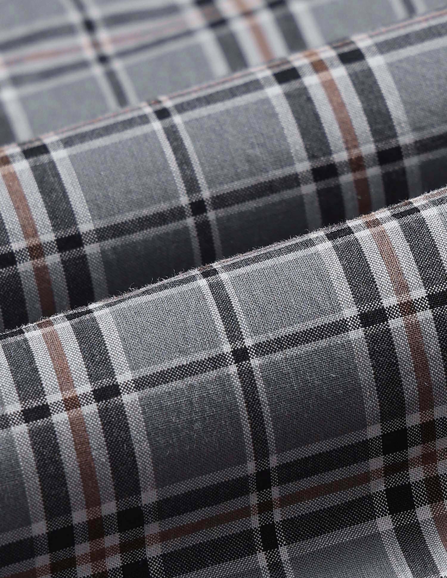 Grid Tattersall Checked Tailored Fit Shirt - Image 2