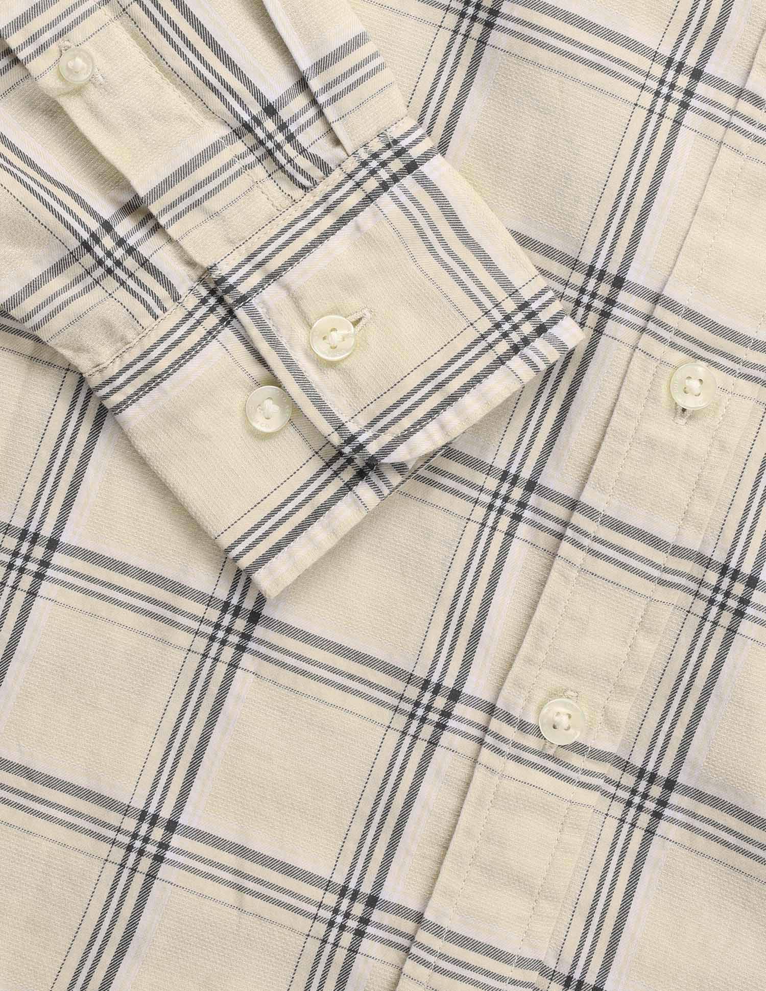 Grid Tattersall Checked Tailored Fit Shirt - Image 8