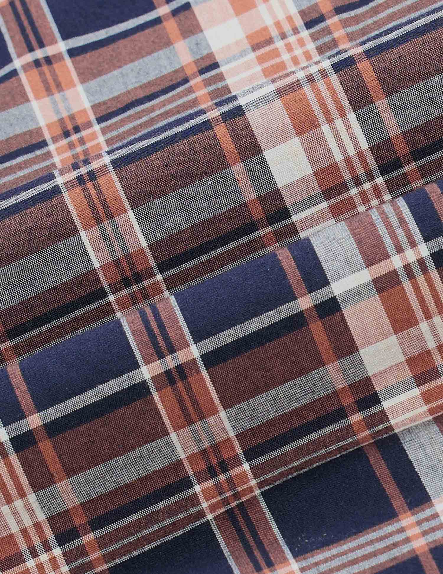 Grid Tattersall Checked Tailored Fit Shirt - Image 2