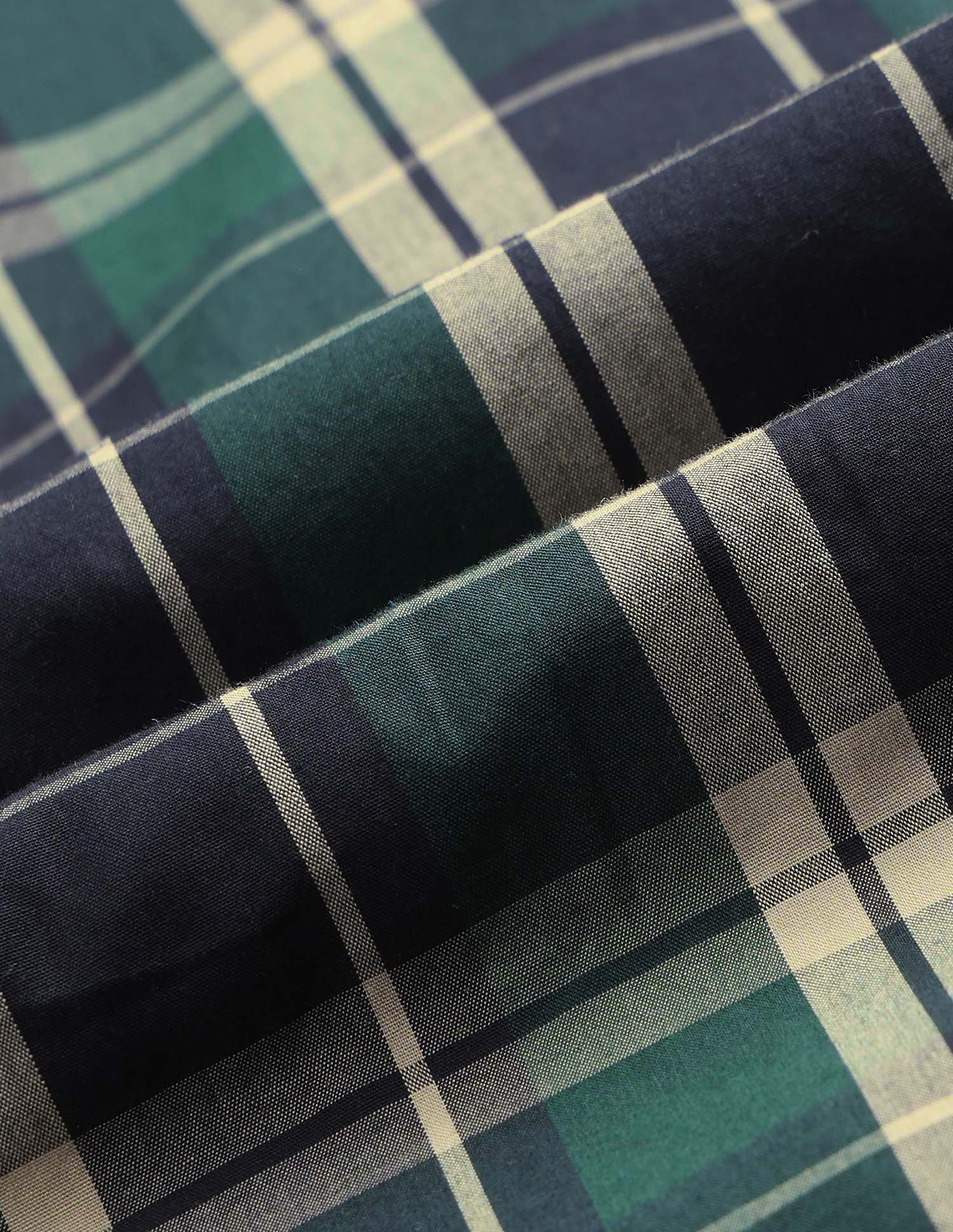 Grid Tattersall Checked Tailored Fit Shirt - Image 2
