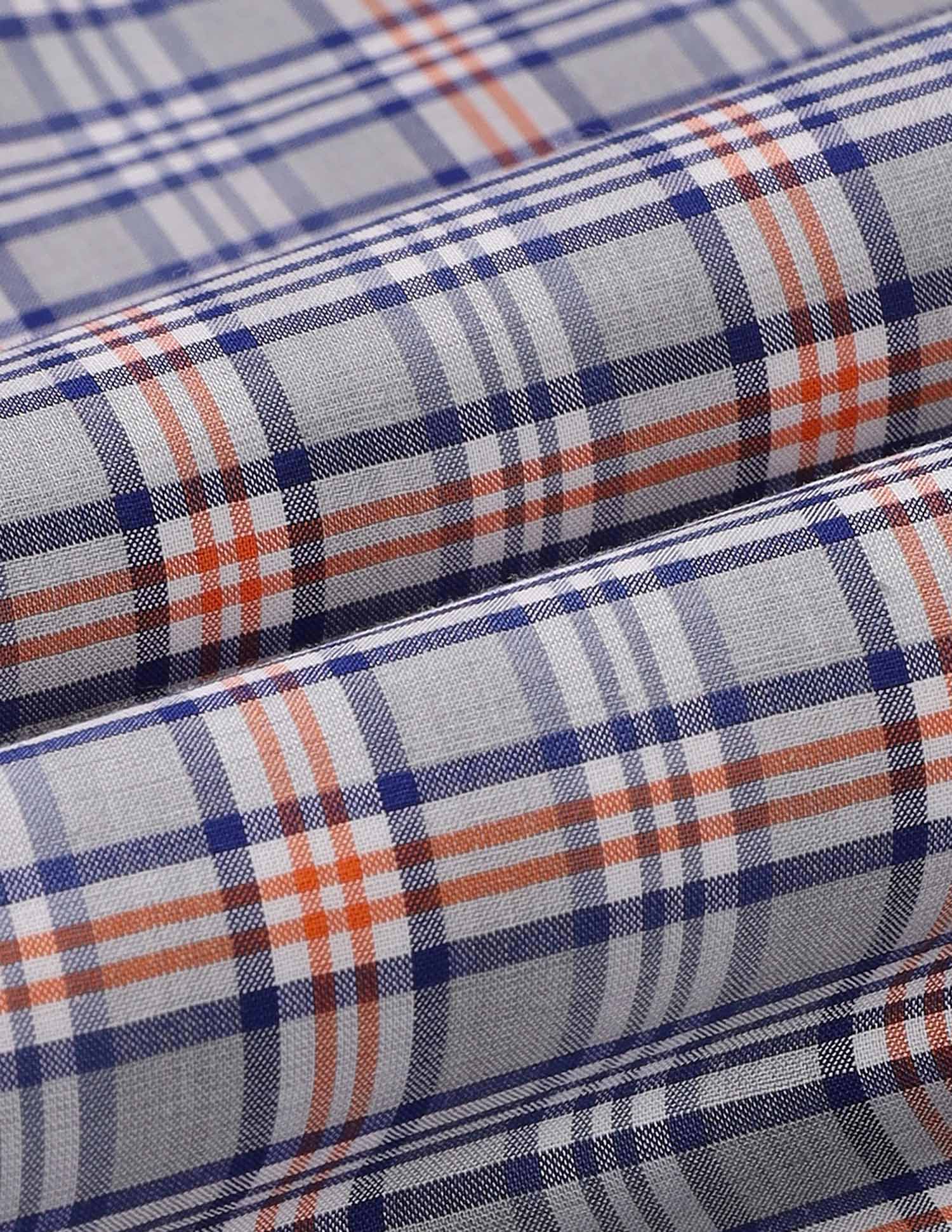 Grid Tattersall Checked Tailored Fit Shirt - Image 2