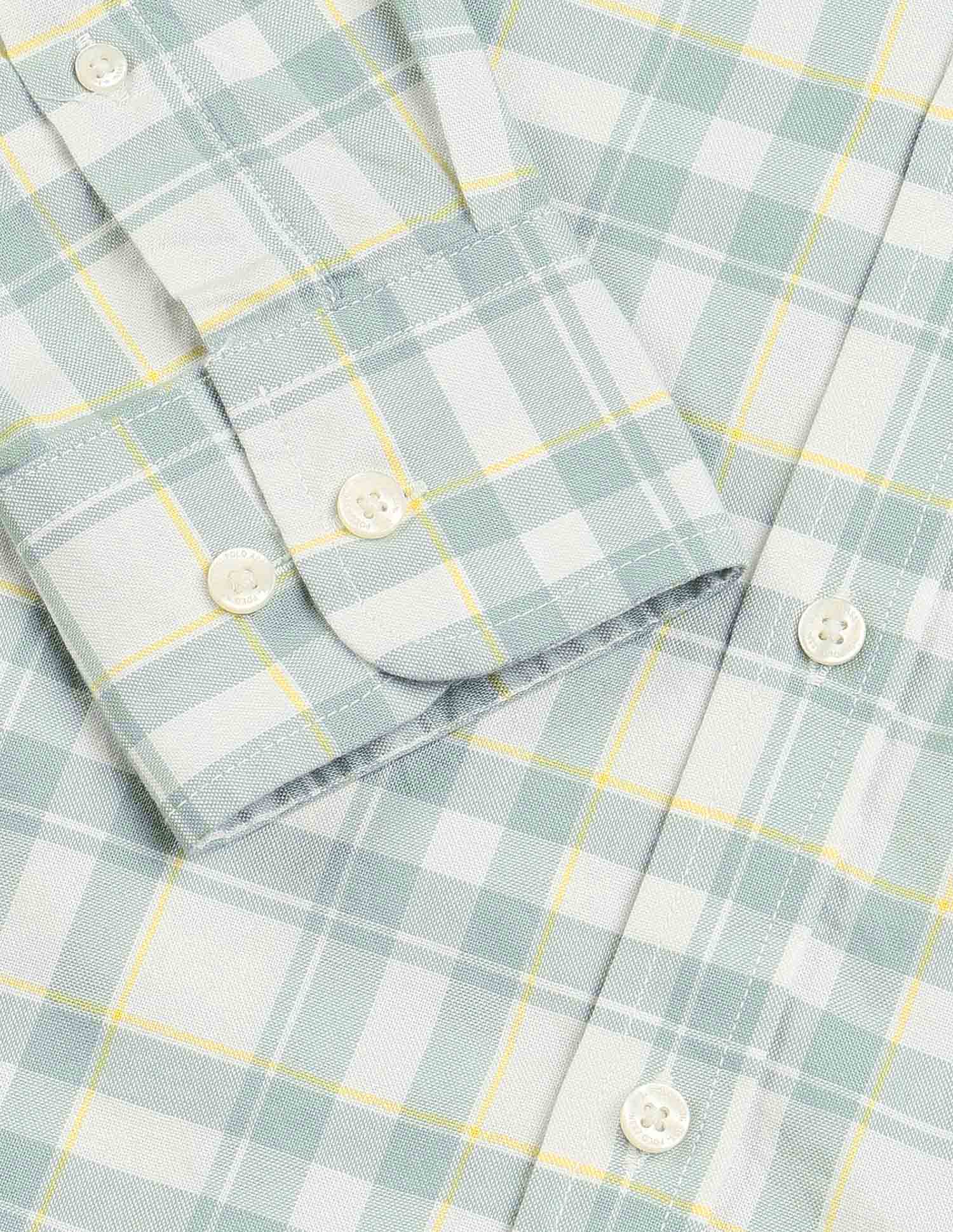 Grid Tattersall Checked Tailored Fit Shirt - Image 8