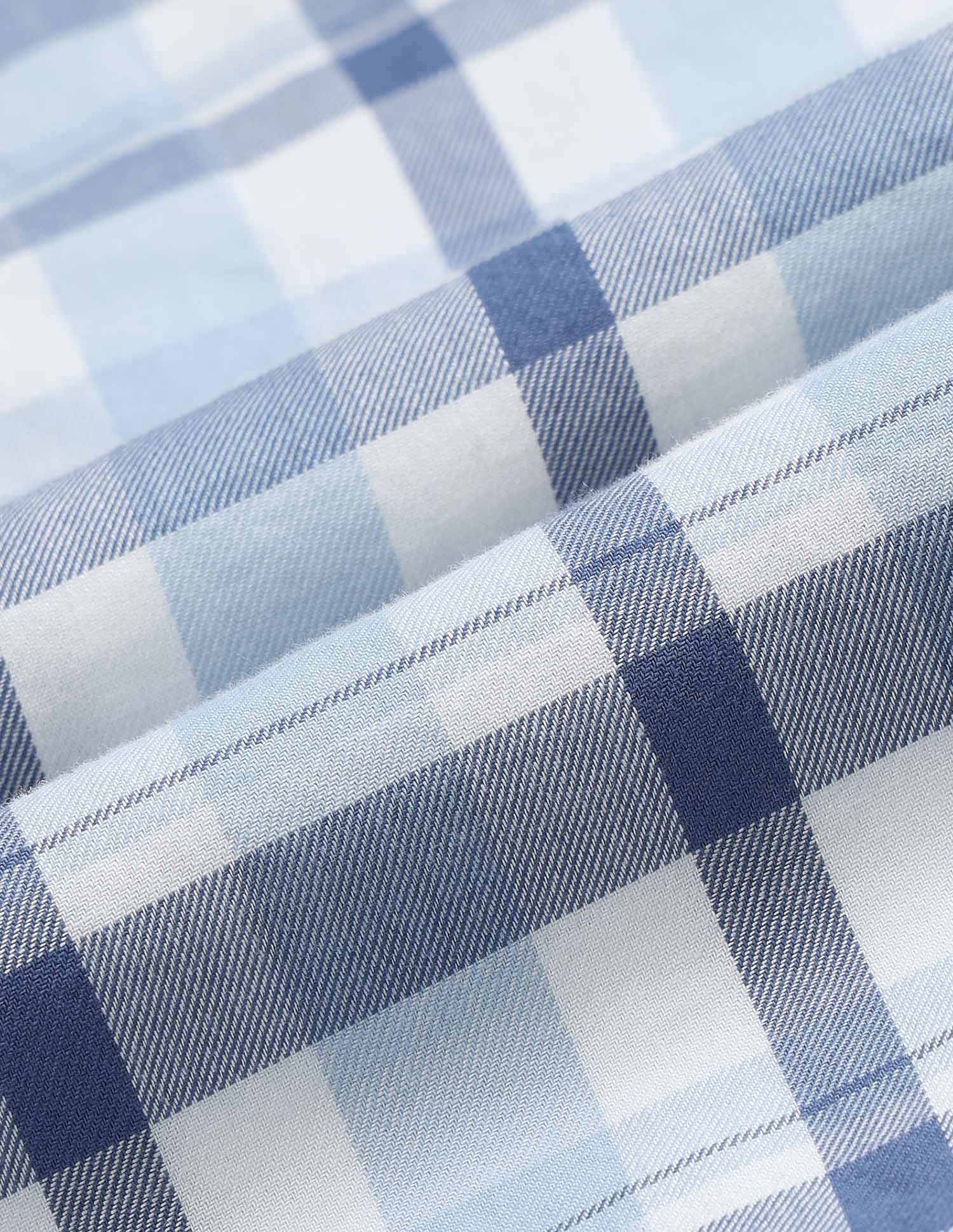 Grid Tattersall Checked Tailored Fit Shirt - Image 2