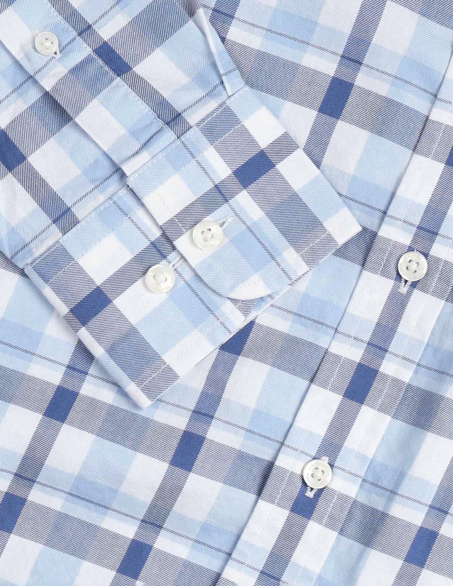Grid Tattersall Checked Tailored Fit Shirt - Image 8