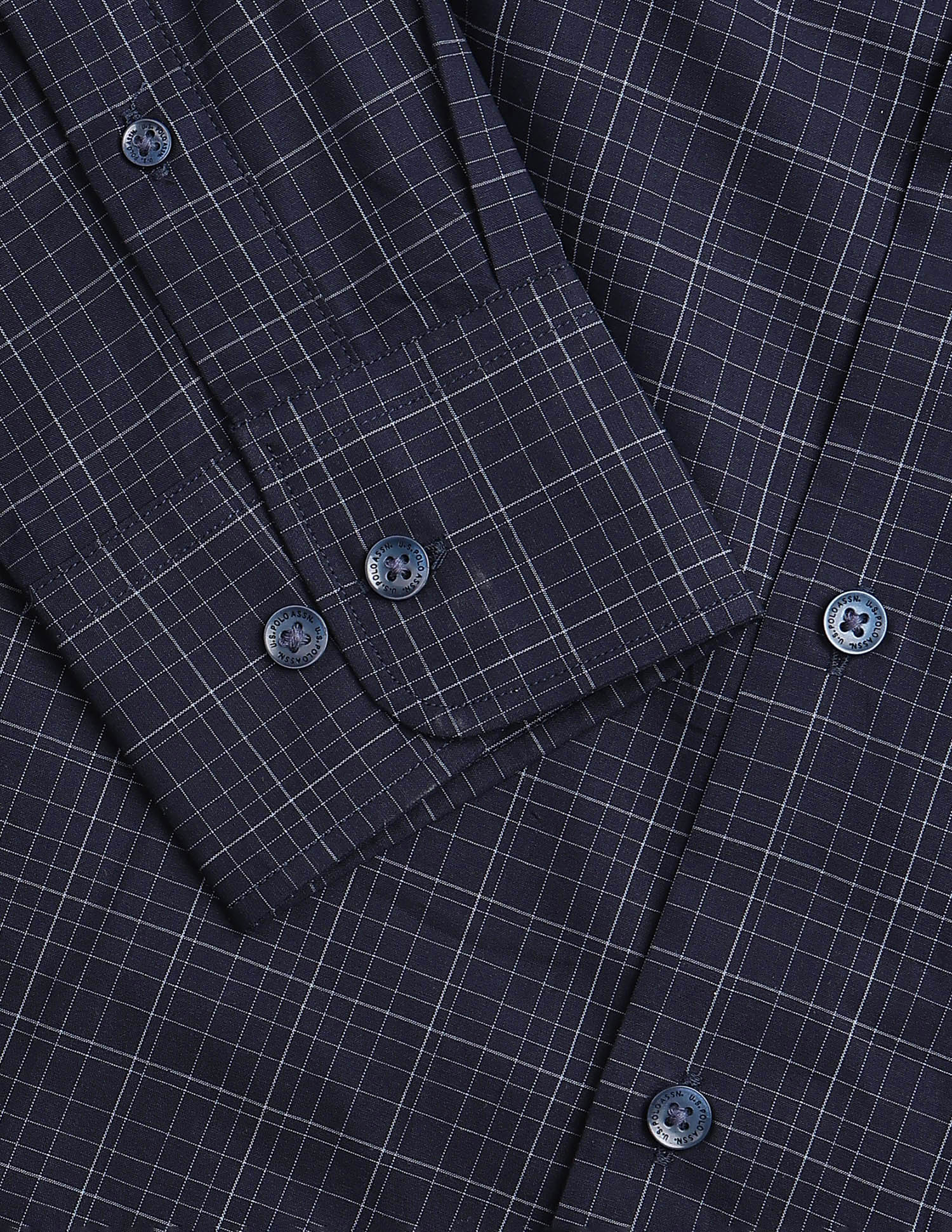 Grid Tattersall Checked Tailored Fit Shirt - Image 8
