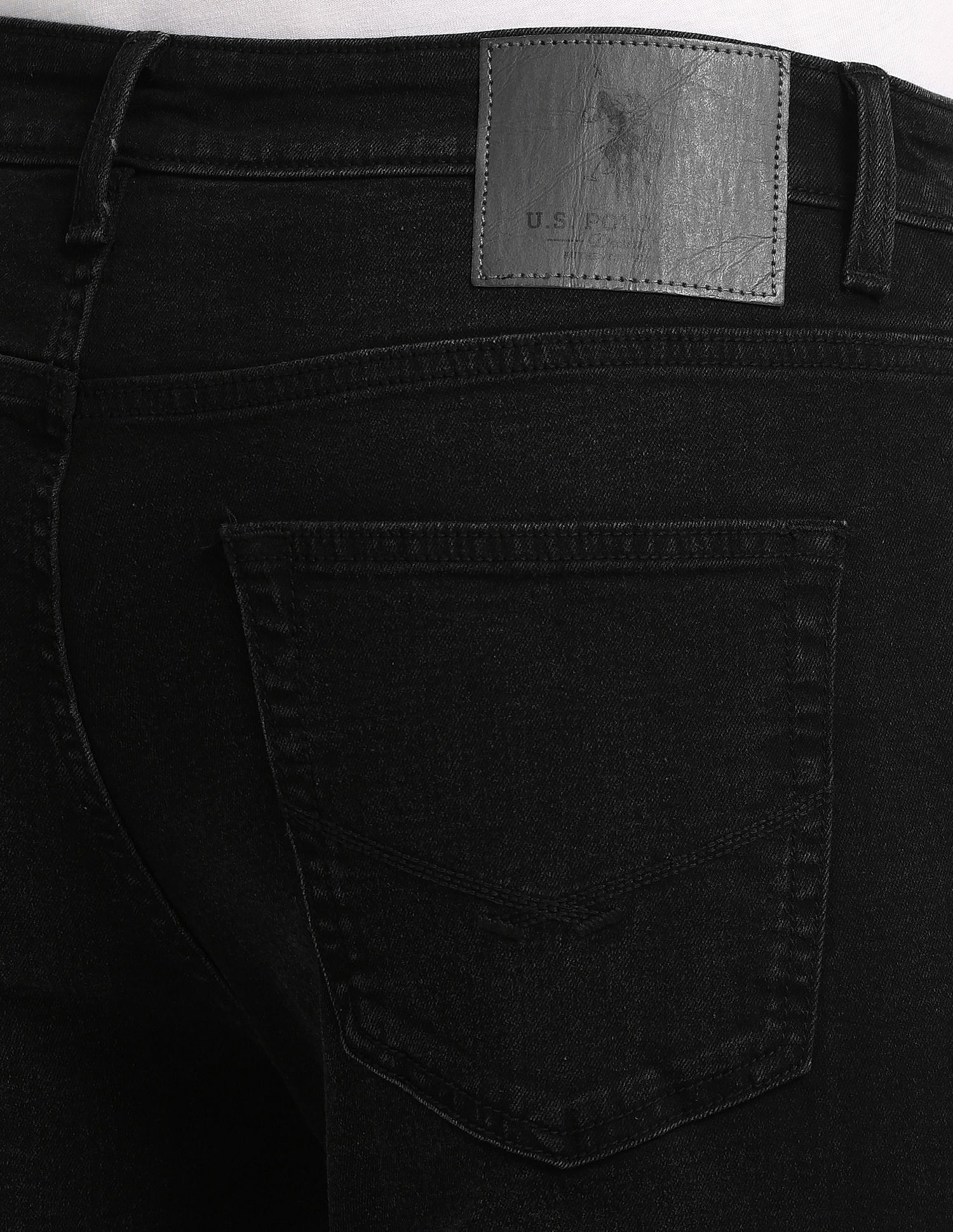 Harold Slim Straight Black Jeans - Image 7