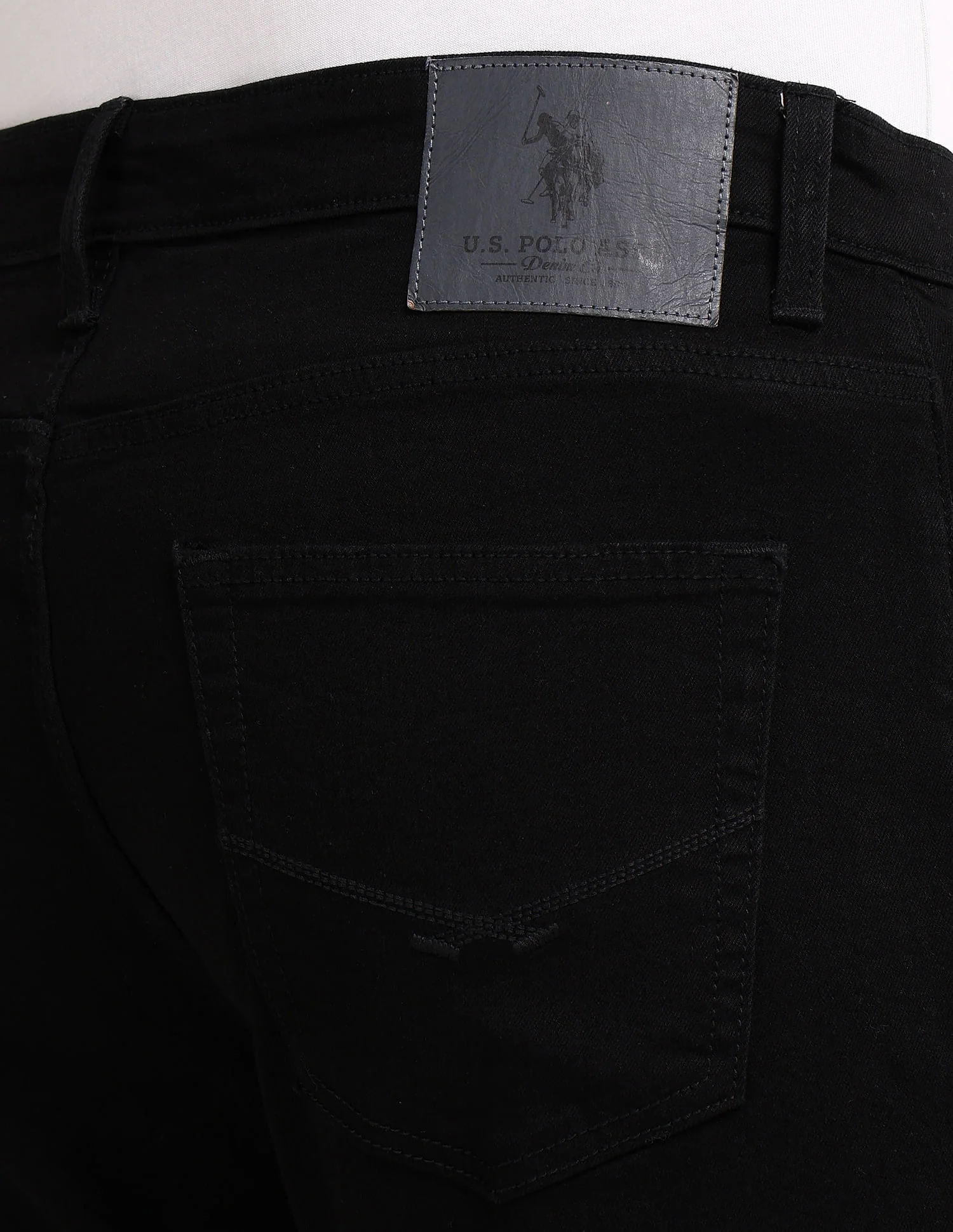 Harold Slim Straight Black Jeans - Image 7
