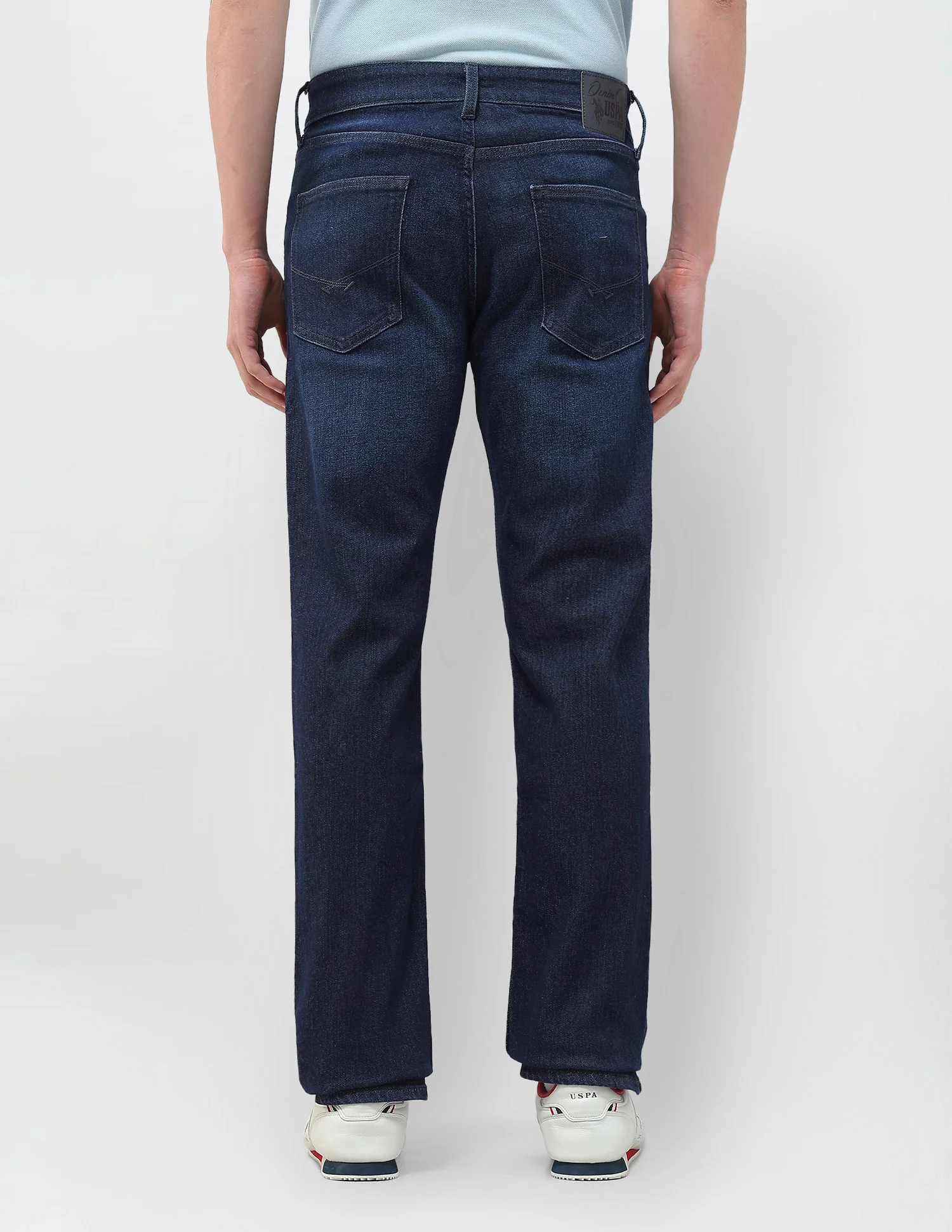 Harold Slim Straight Blue Jeans - Image 5