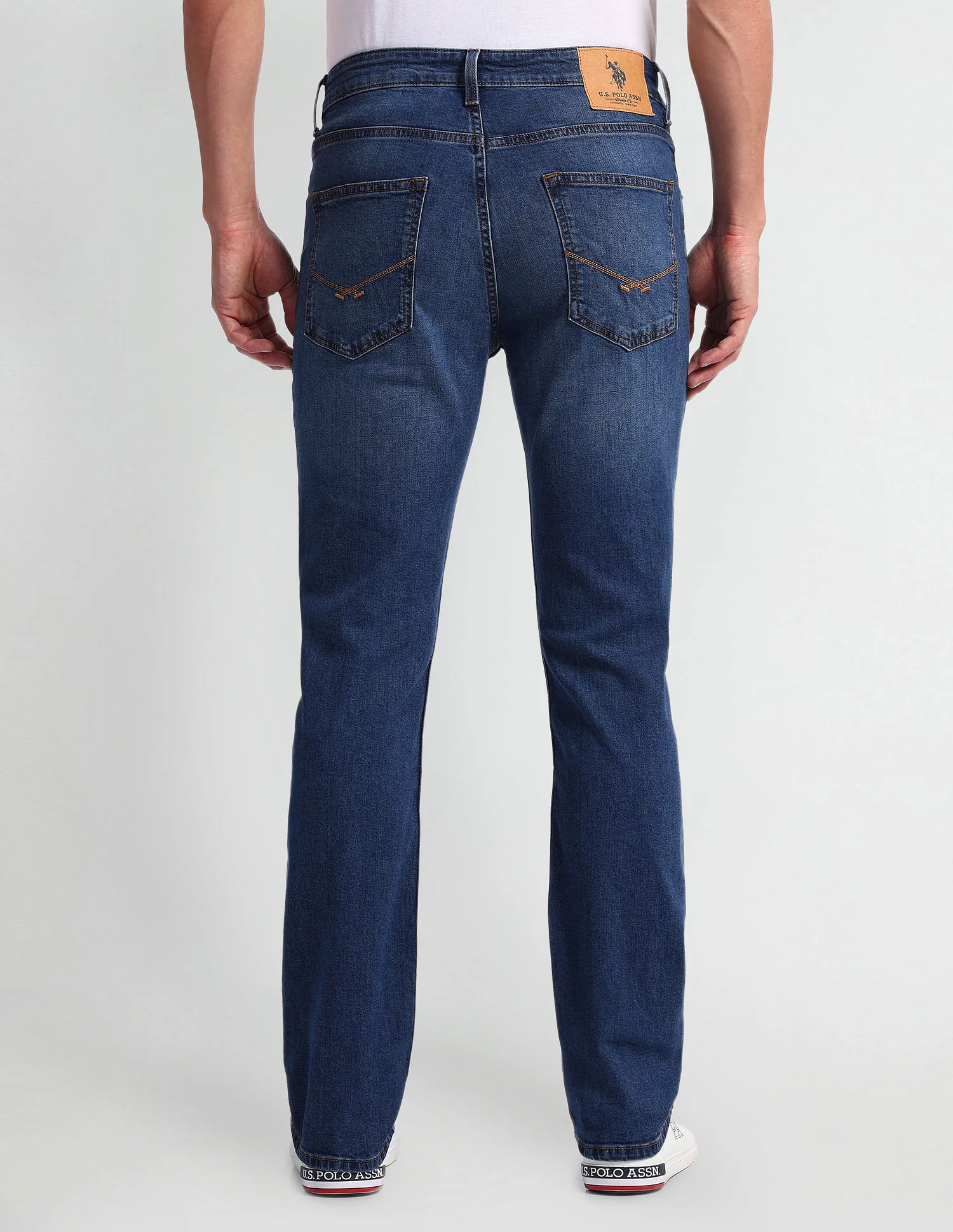Harold Slim Straight Blue Jeans - Image 5