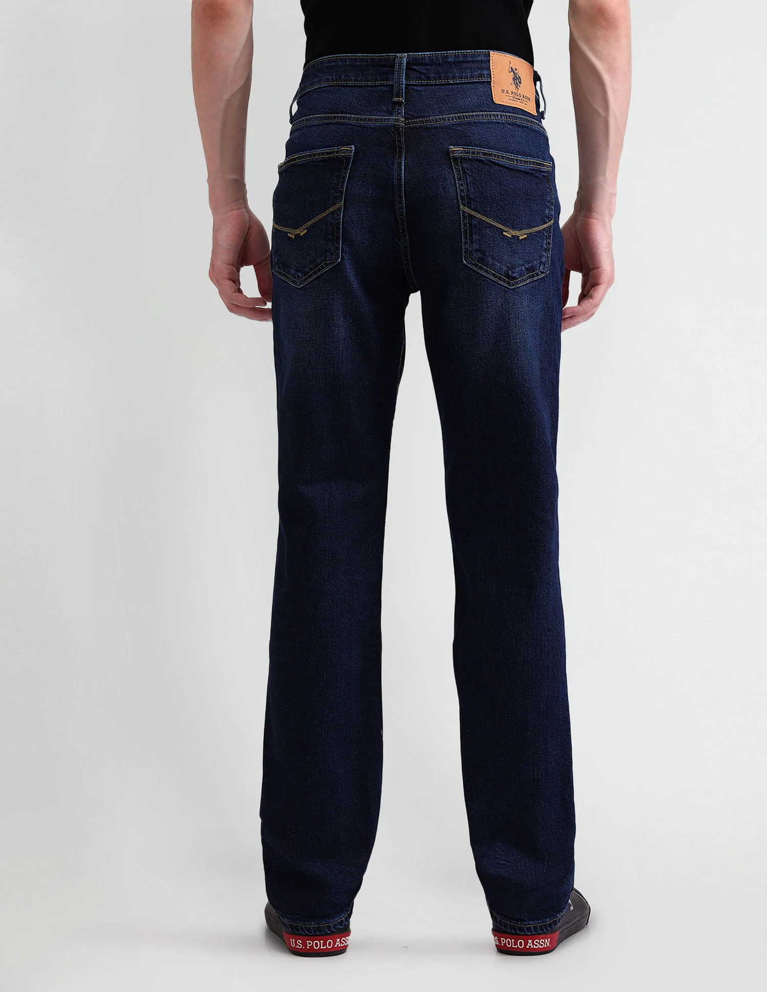 Harold Slim Straight Blue Jeans - Image 5