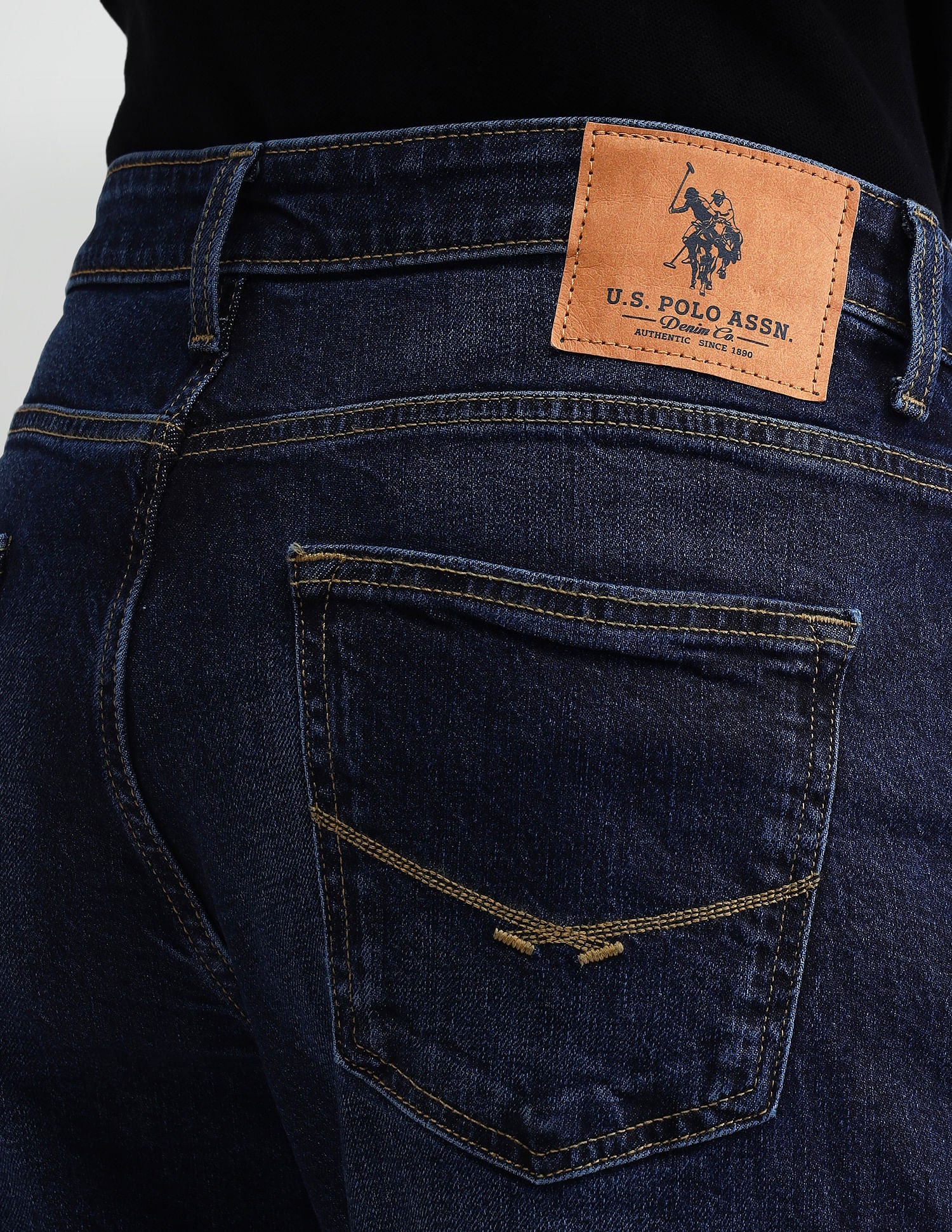 Harold Slim Straight Blue Jeans - Image 7
