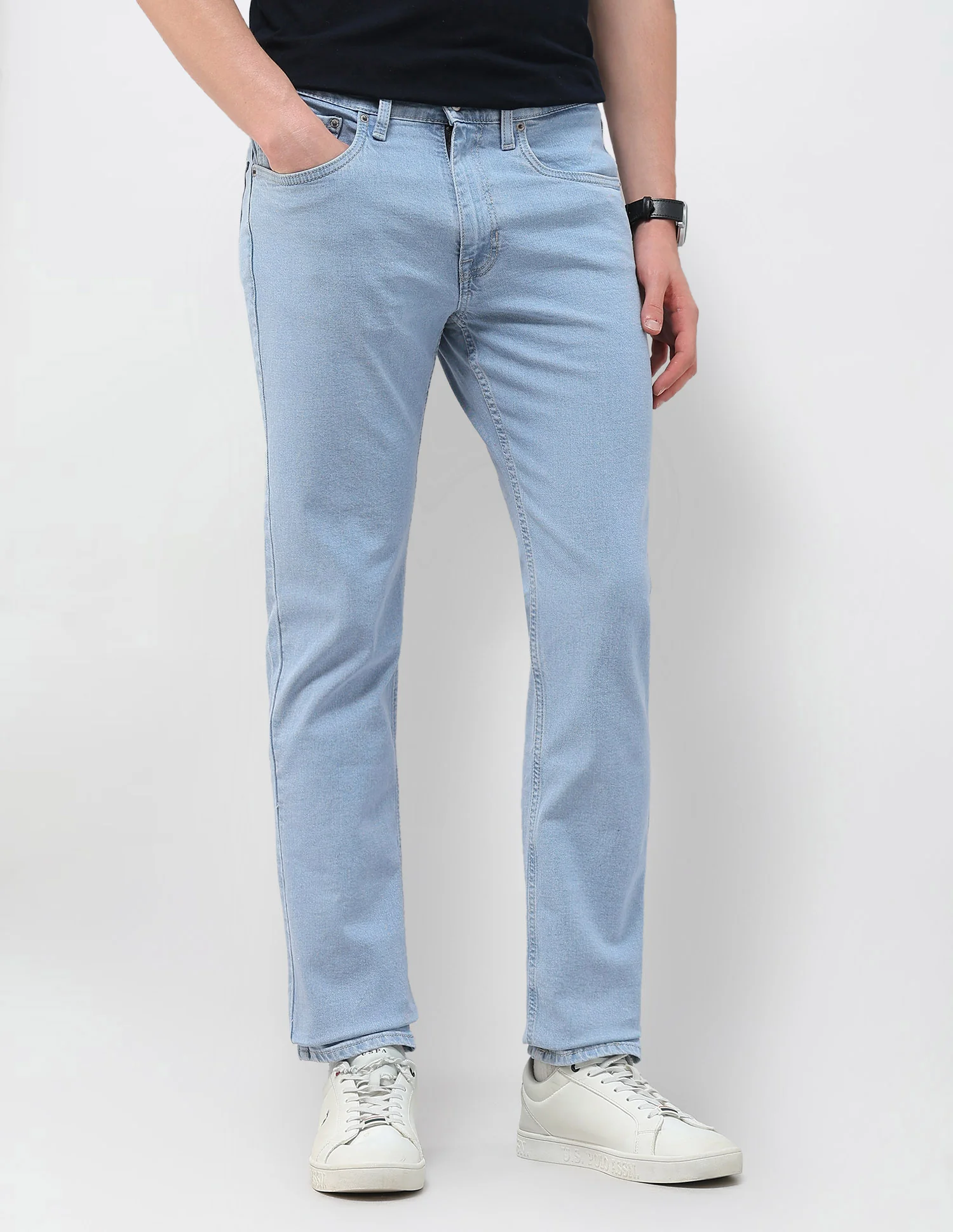 Harold Slim Straight Blue Jeans