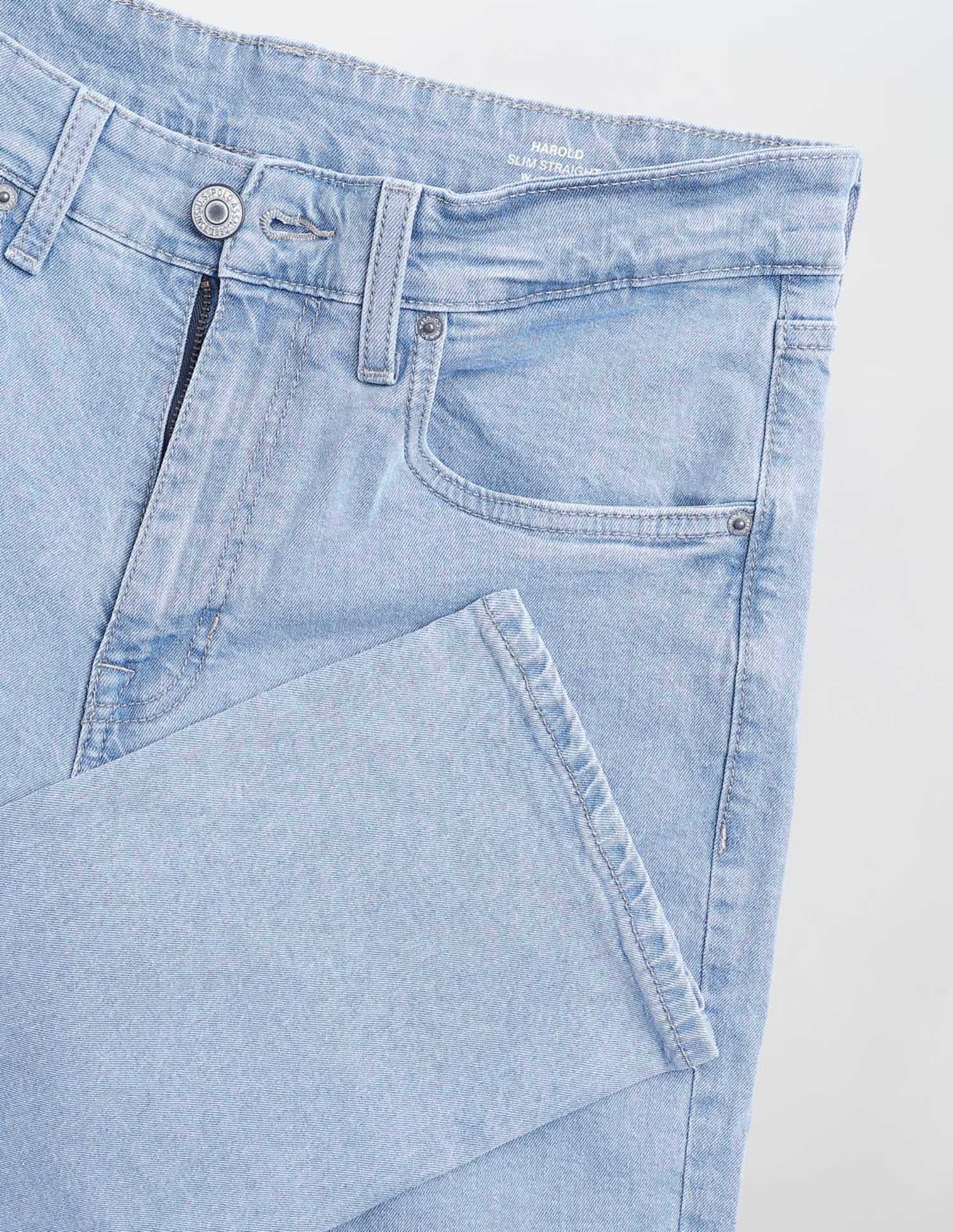 Harold Slim Straight Blue Jeans - Image 2