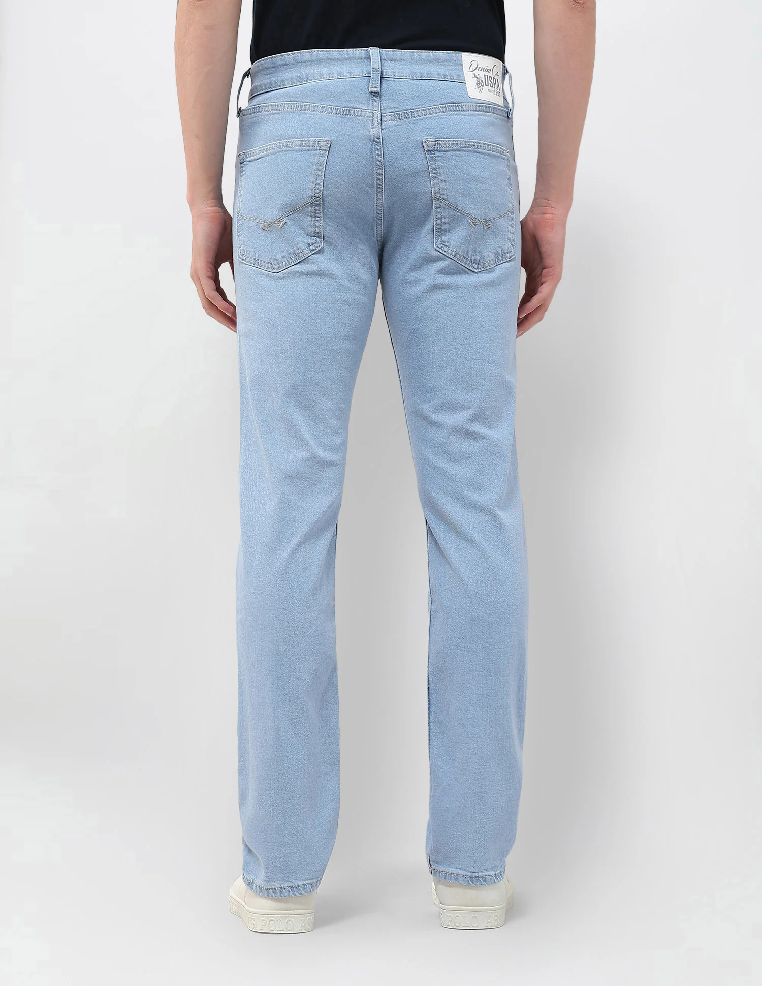 Harold Slim Straight Blue Jeans - Image 5