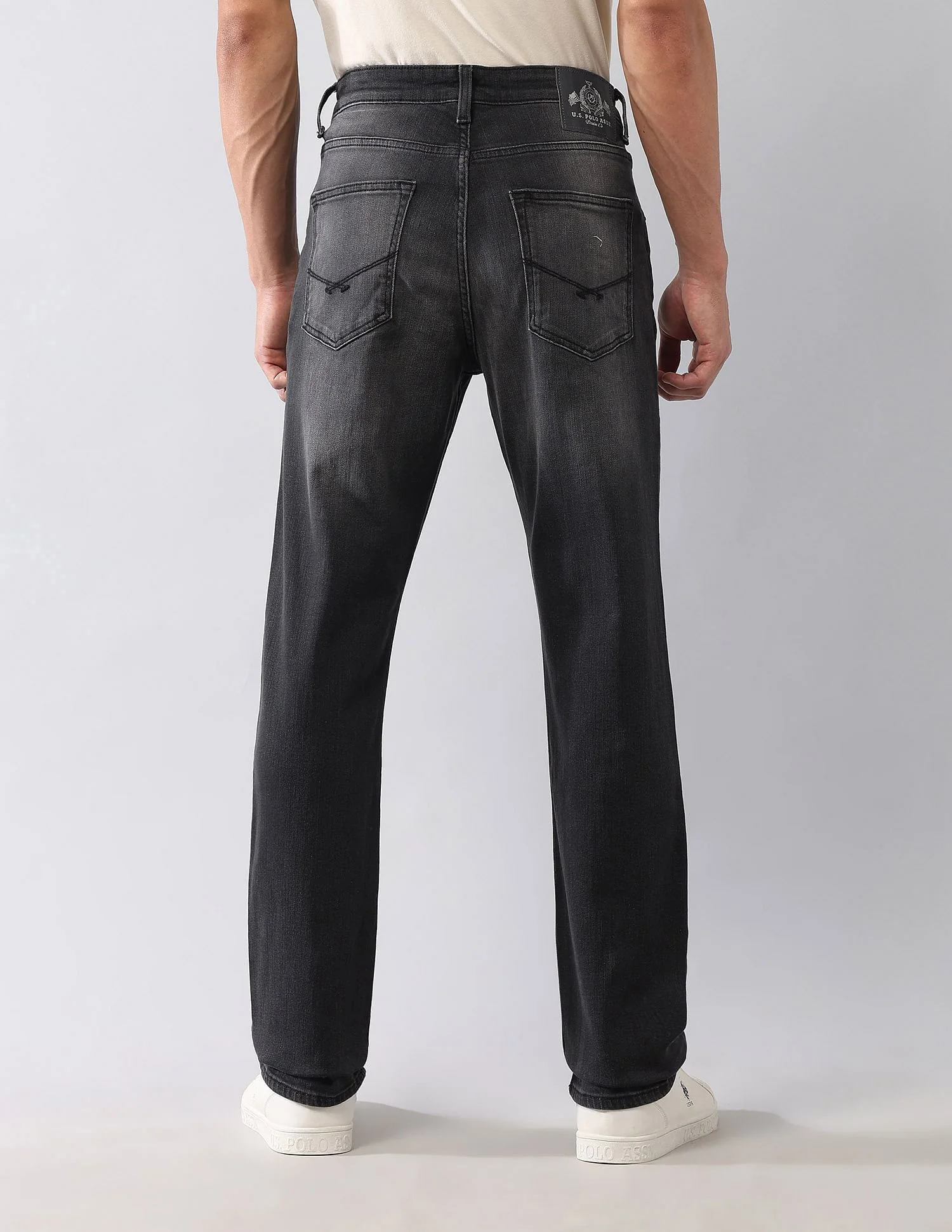 Harold Slim Straight Fit Black Jeans - Image 5