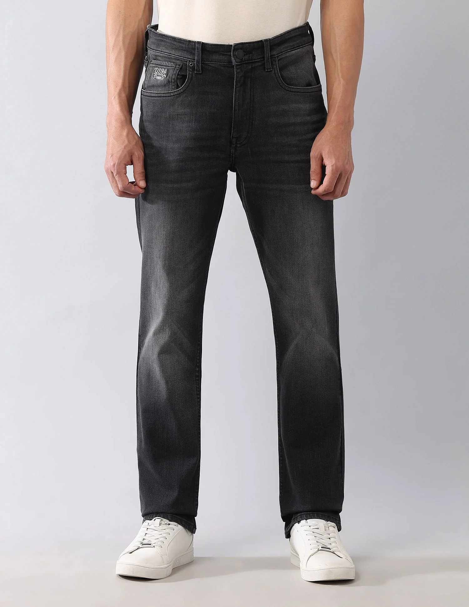 Harold Slim Straight Fit Black Jeans - Image 6