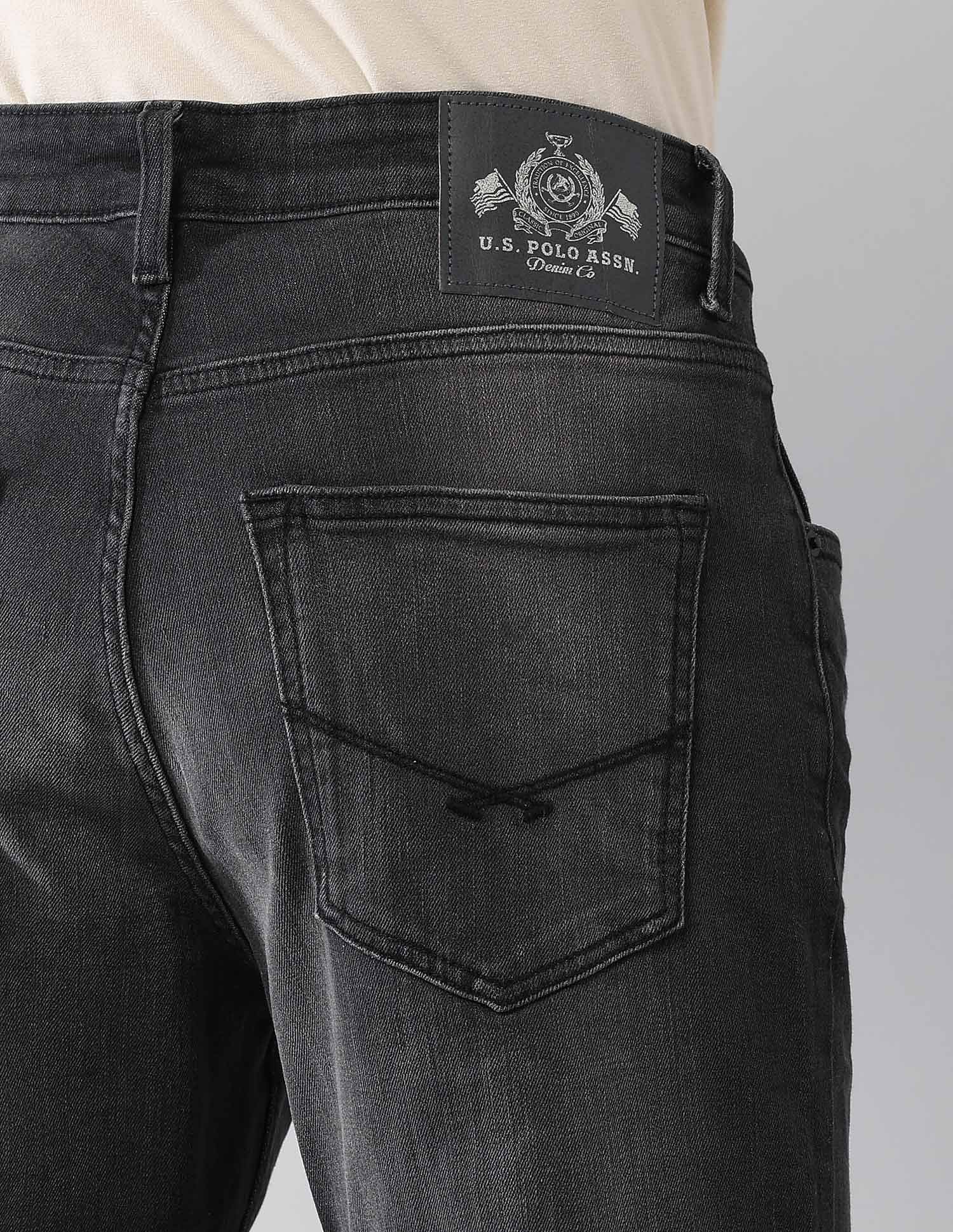Harold Slim Straight Fit Black Jeans - Image 8