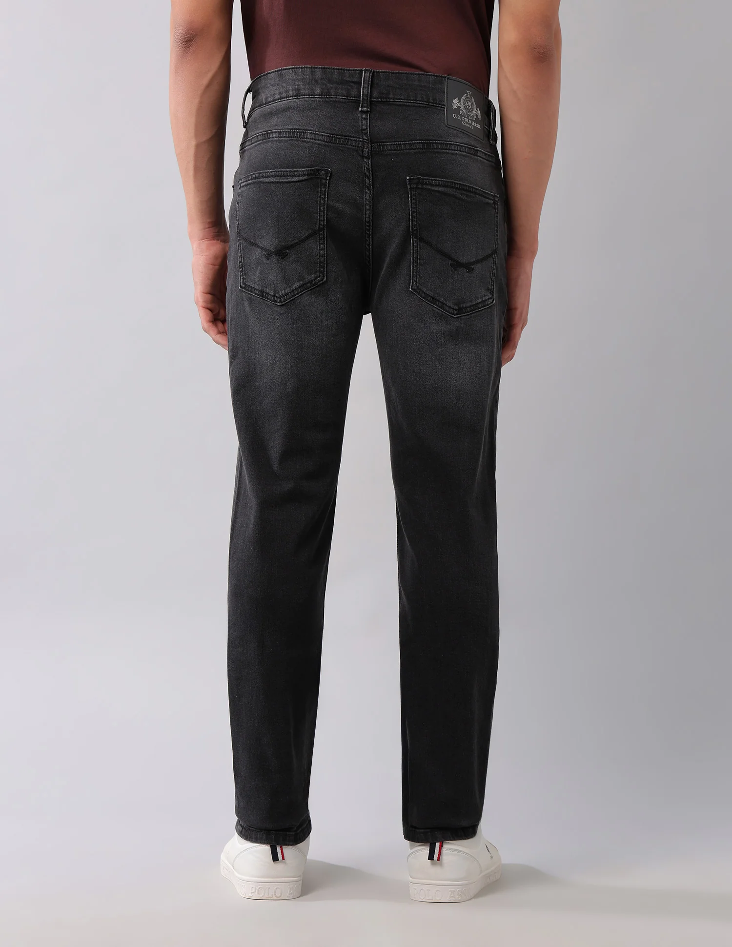 Harold Slim Straight Fit Black Jeans - Image 5