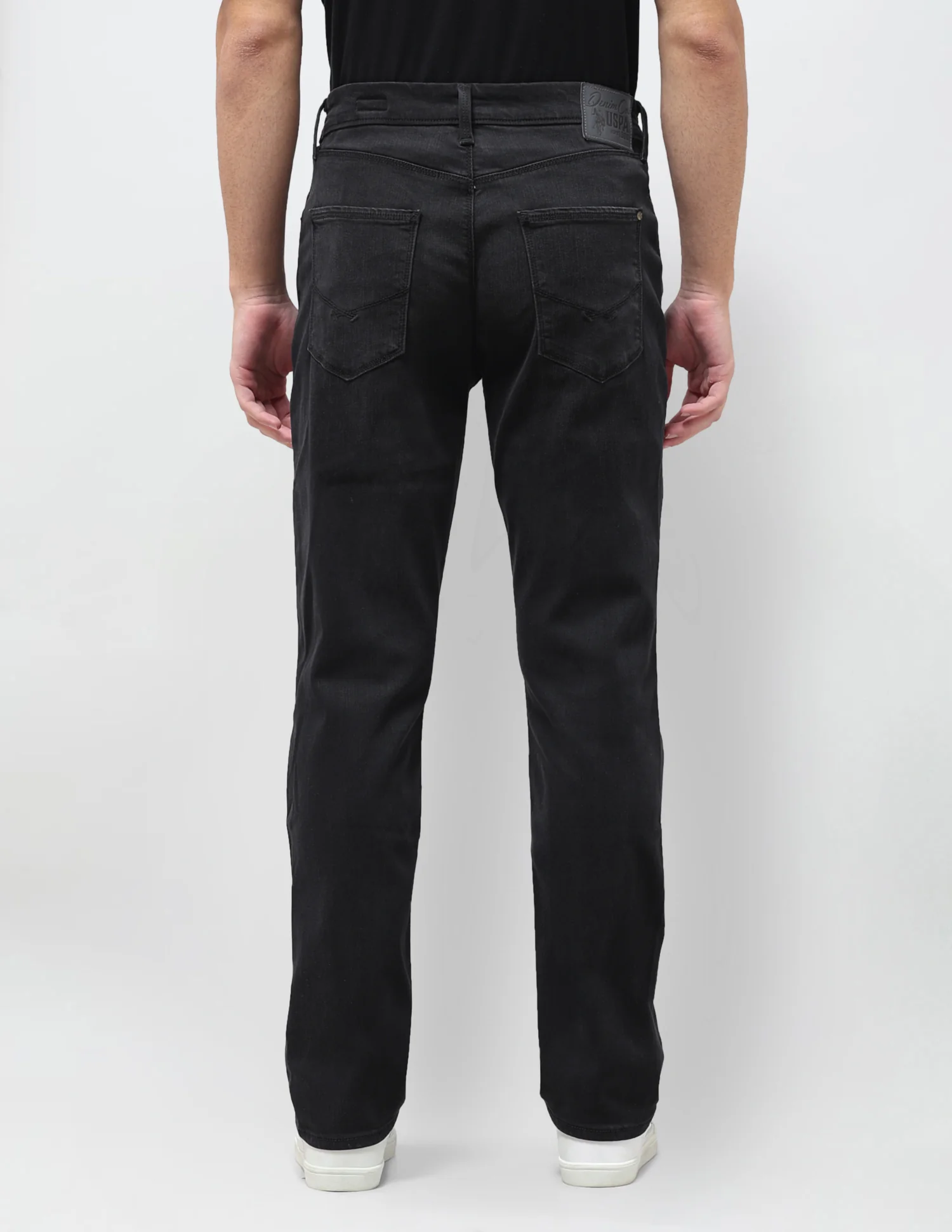 Harold Slim Straight Fit Black Jeans - Image 5