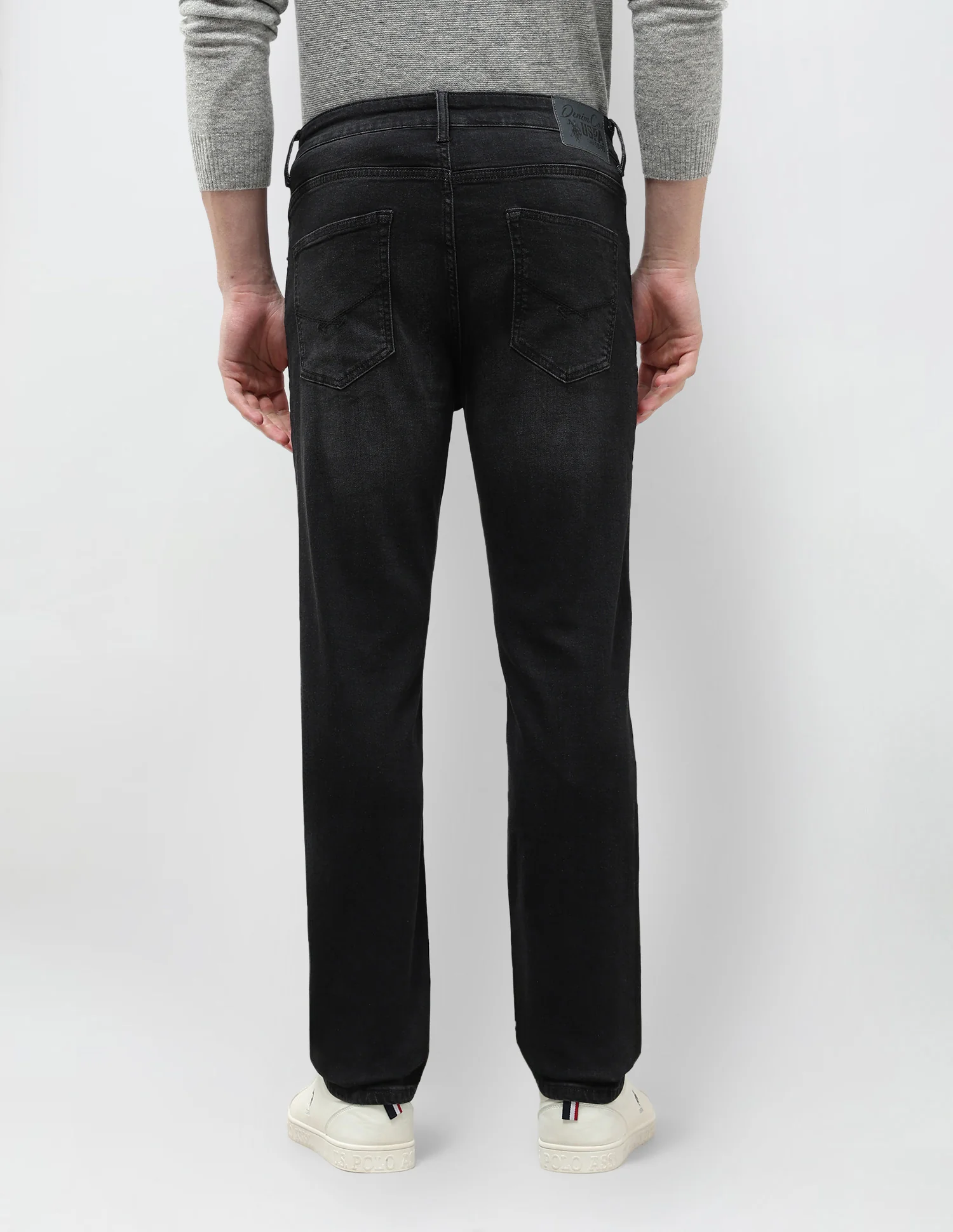 Harold Slim Straight Fit Black Jeans - Image 5