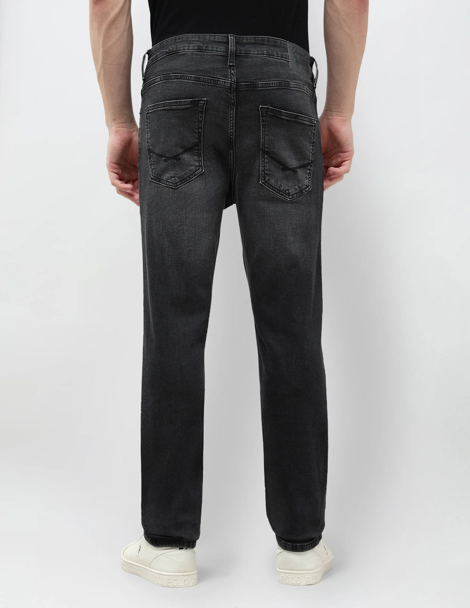 Harold Slim Straight Fit Black Jeans - Image 5