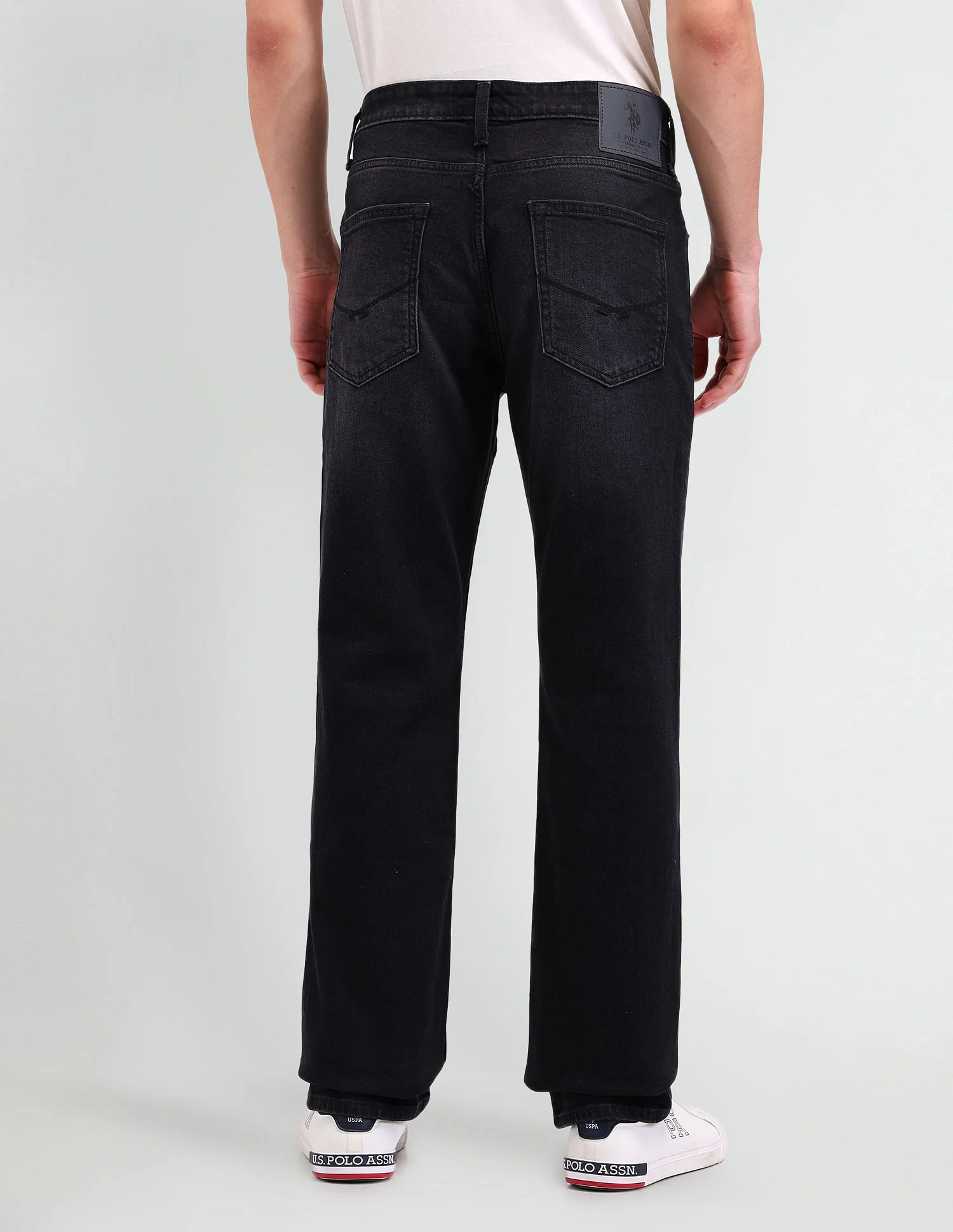 Harold Slim Straight Fit Black Jeans - Image 5
