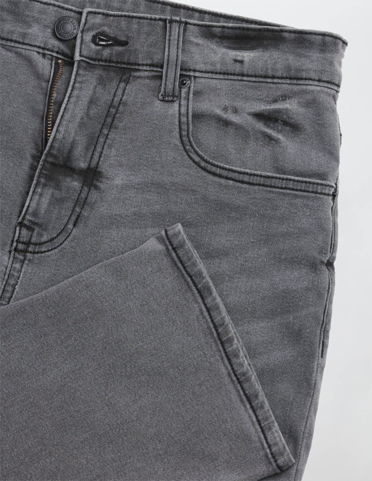 Harold Slim Straight Fit Black Jeans - Image 2
