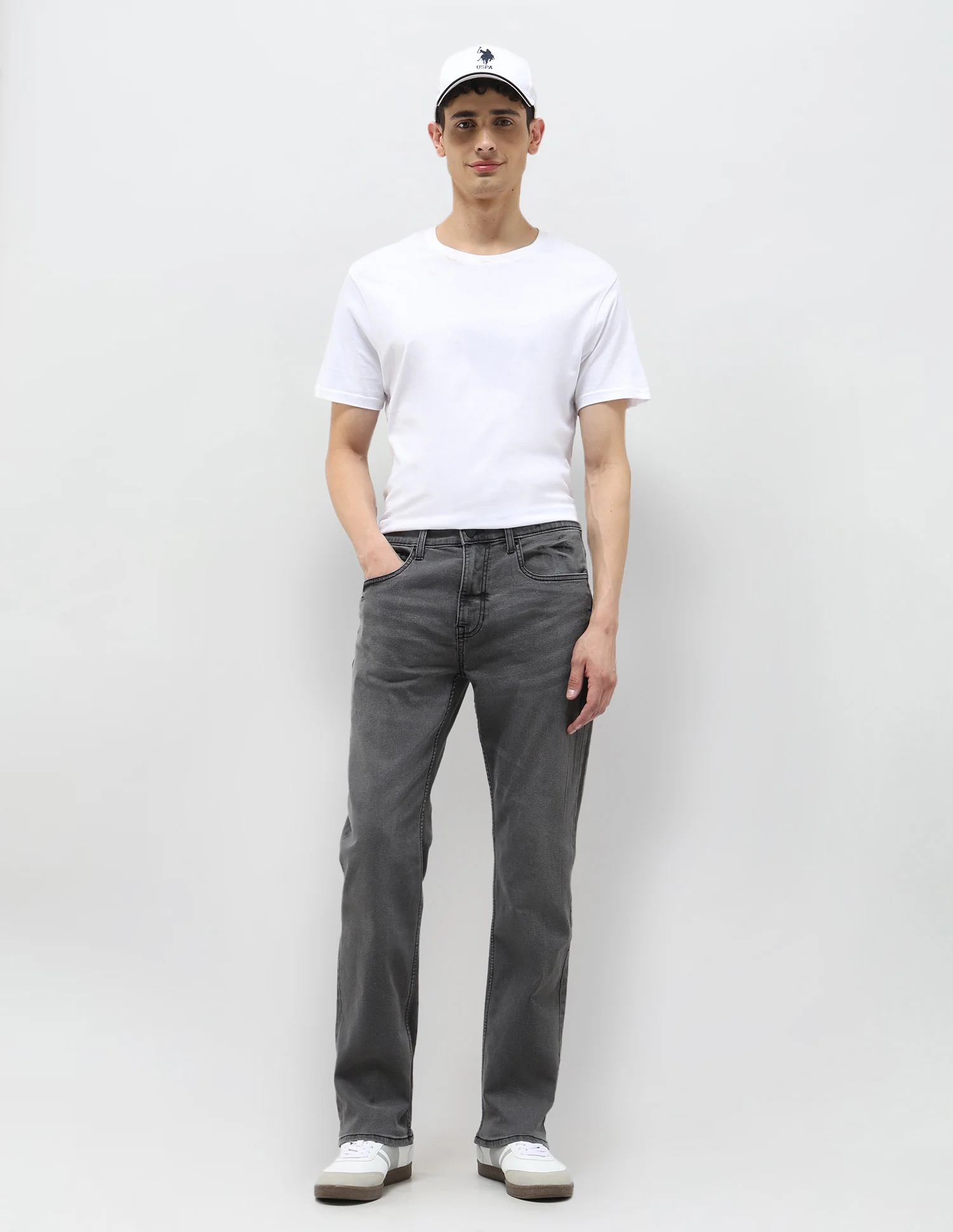 Harold Slim Straight Fit Black Jeans - Image 3