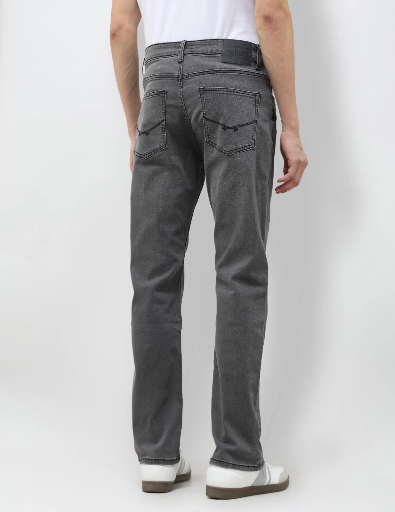 Harold Slim Straight Fit Black Jeans - Image 5