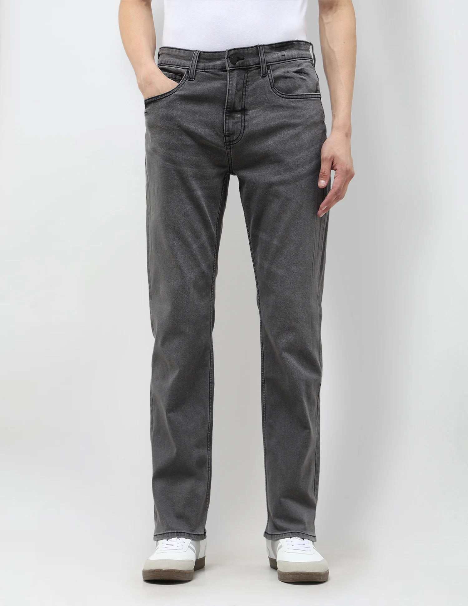 Harold Slim Straight Fit Black Jeans - Image 6