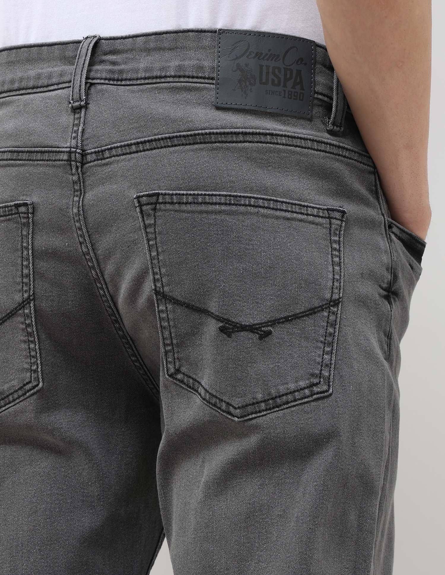 Harold Slim Straight Fit Black Jeans - Image 8