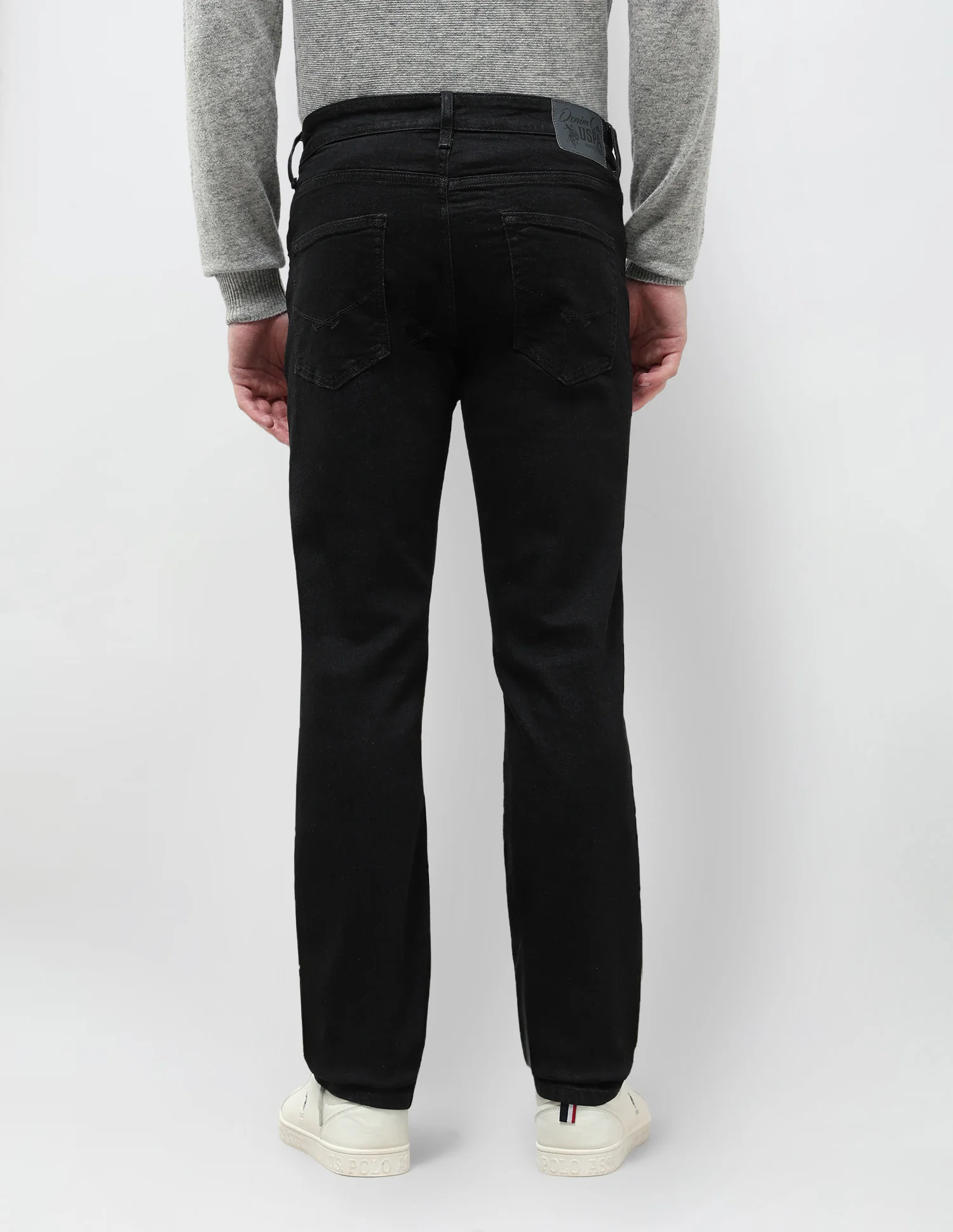 Harold Slim Straight Fit Black Jeans - Image 5