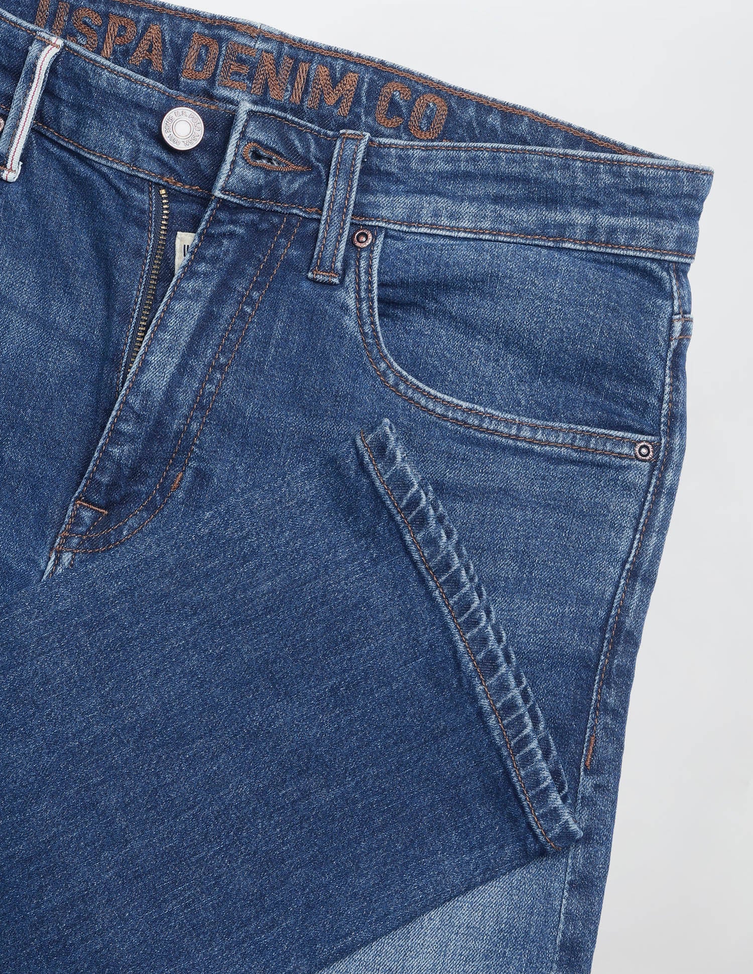 Harold Slim Straight Fit Blue Jeans - Image 2