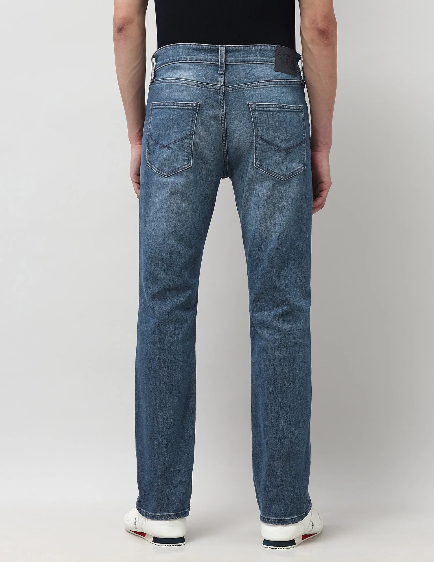 Harold Slim Straight Fit Blue Jeans - Image 5