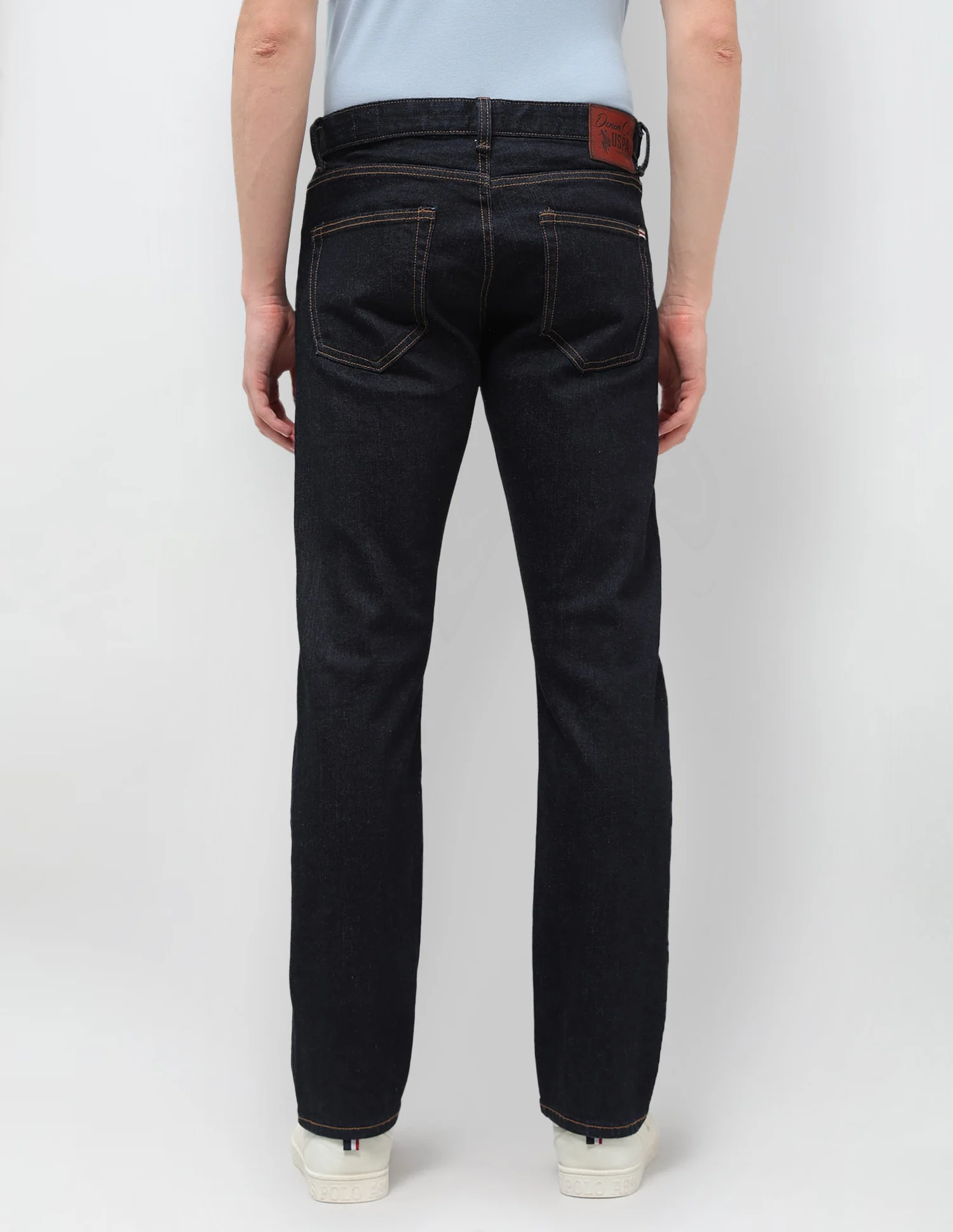 Harold Slim Straight Fit Blue Jeans - Image 5