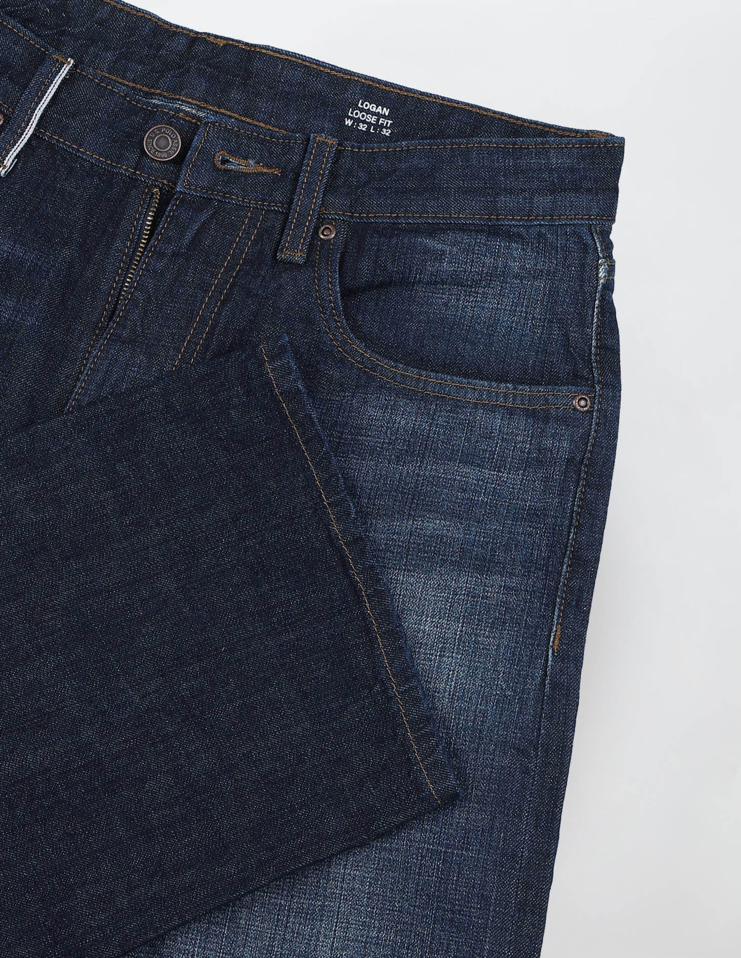 Harold Slim Straight Fit Blue Jeans - Image 2