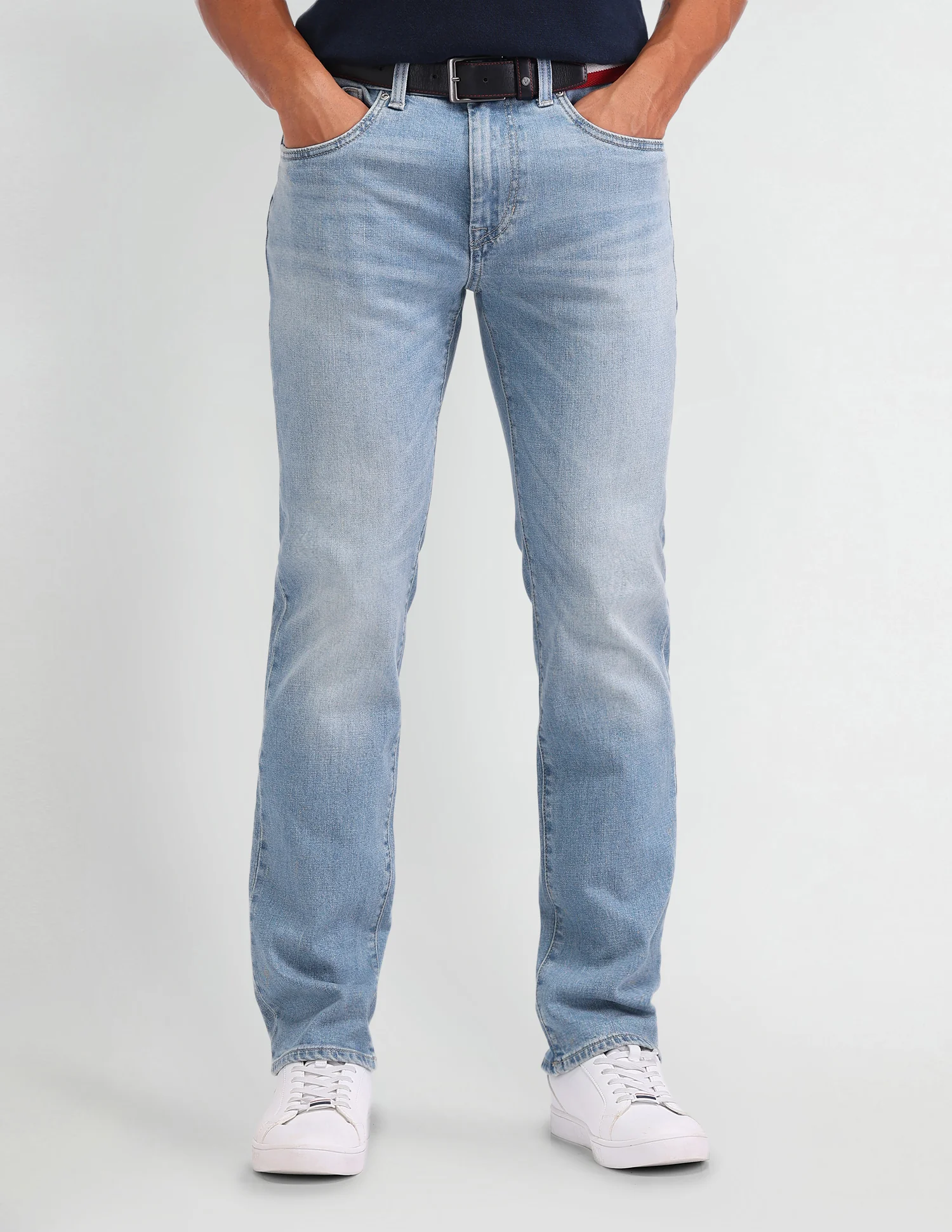 Harold Slim Straight Fit Blue Jeans