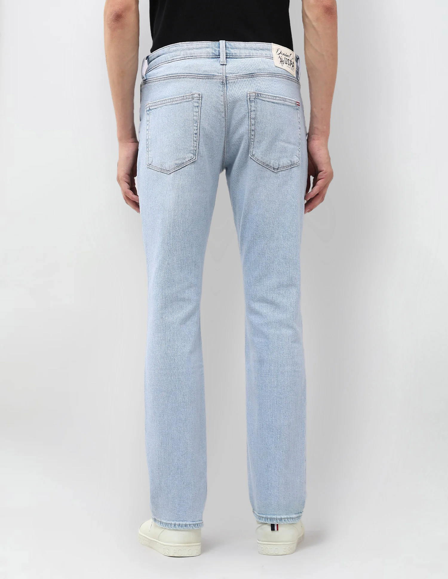 Harold Slim Straight Fit Blue Jeans - Image 5