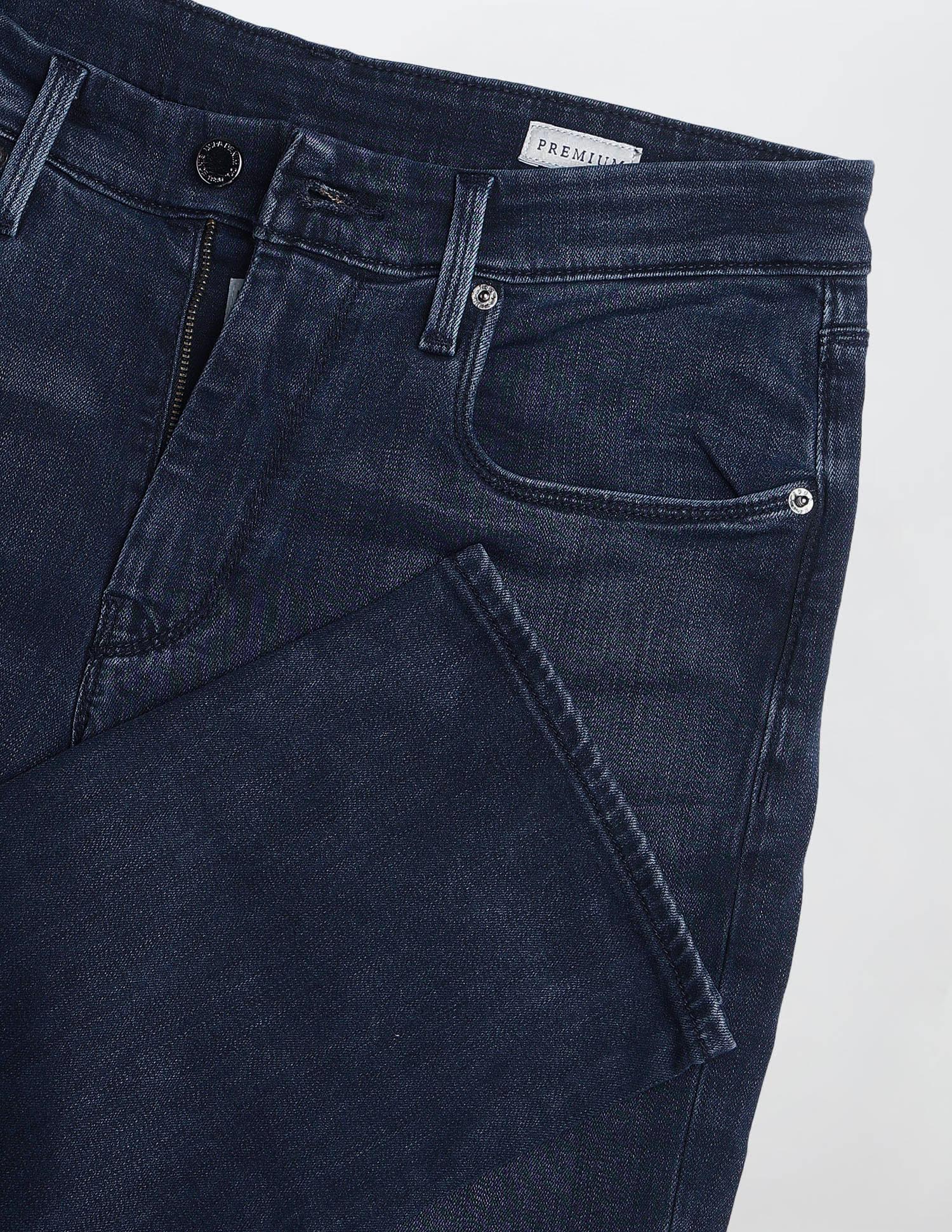Harold Slim Straight Fit Blue Jeans - Image 2