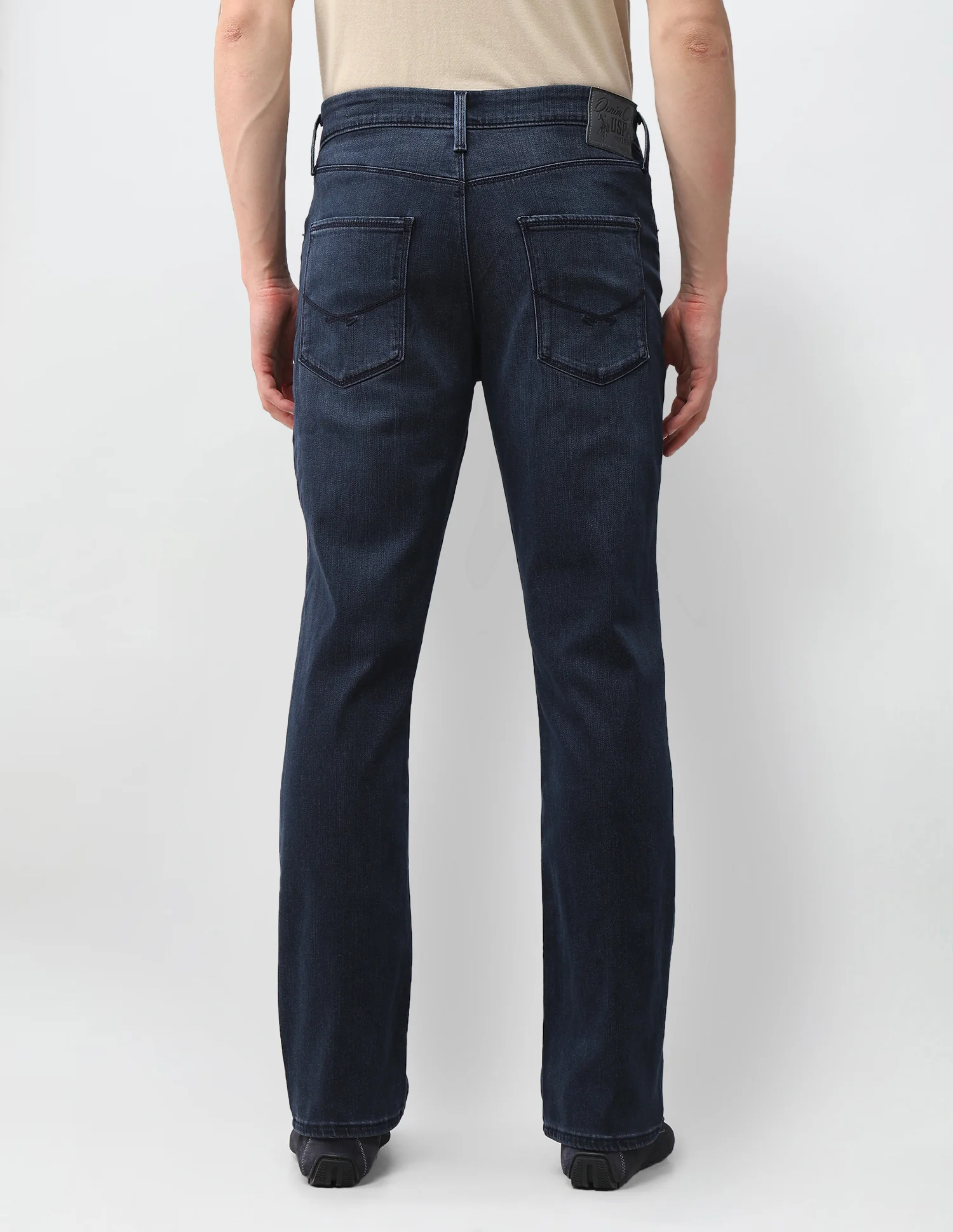 Harold Slim Straight Fit Blue Jeans - Image 5