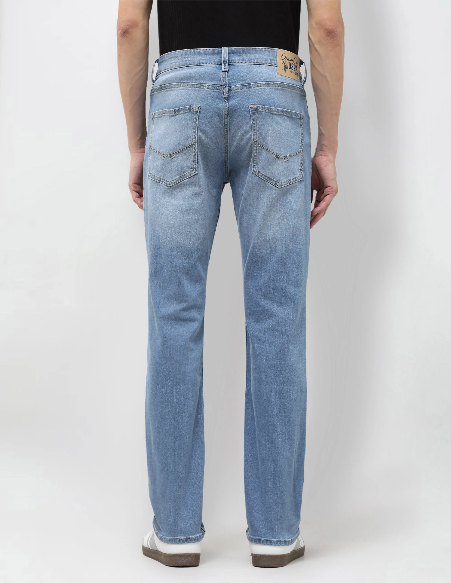 Harold Slim Straight Fit Blue Jeans - Image 5