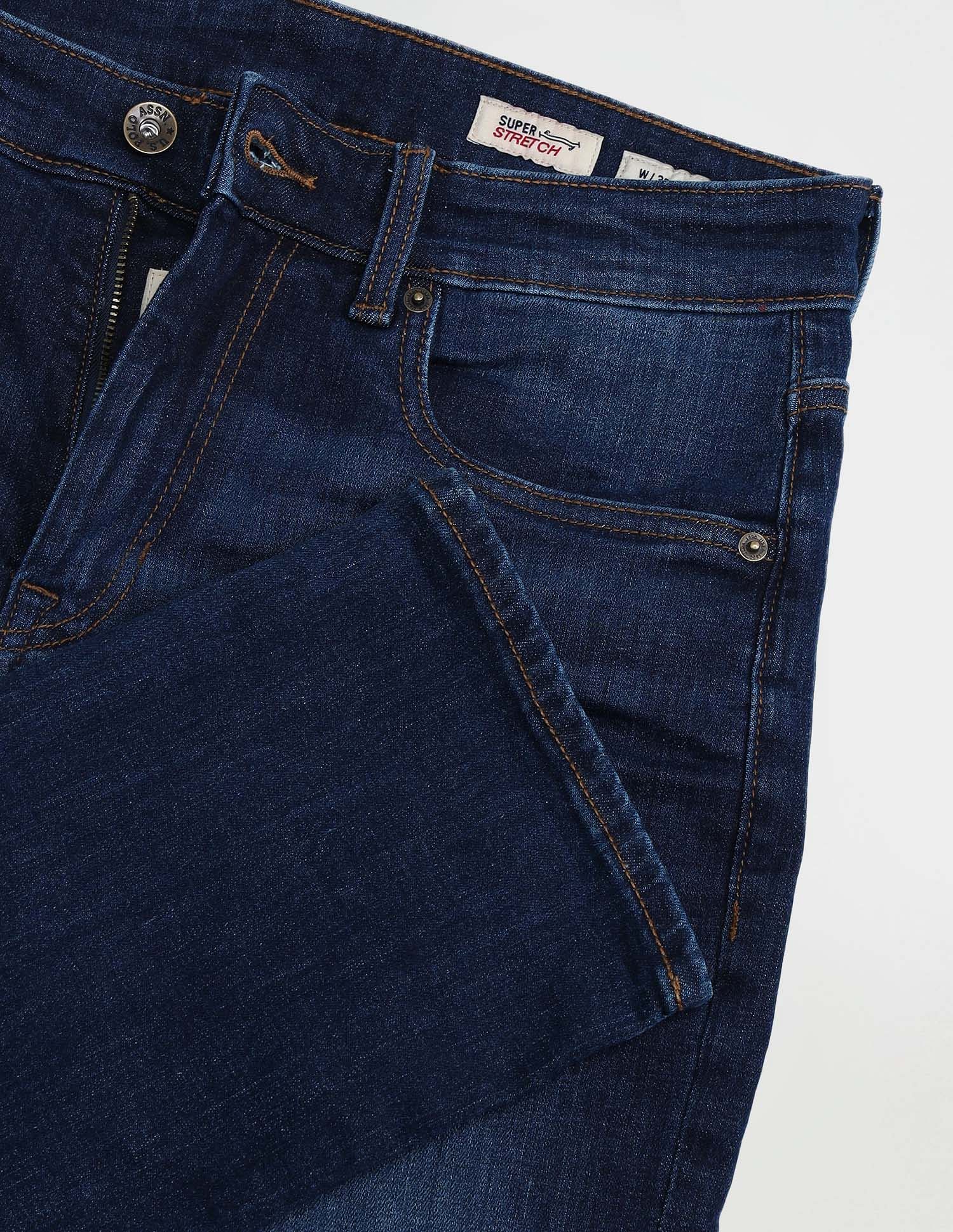 Harold Slim Straight Fit Blue Jeans - Image 3