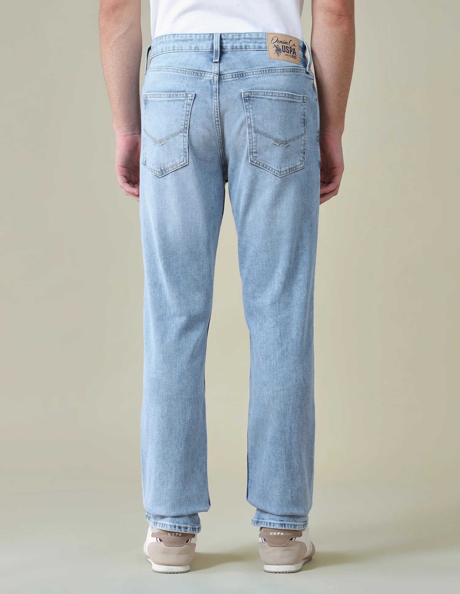 Harold Slim Straight Fit Blue Jeans - Image 5