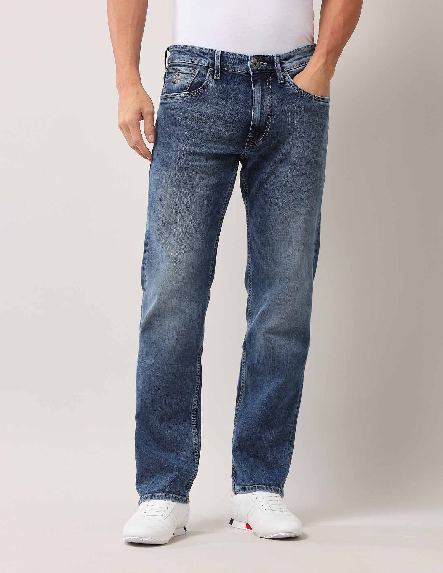 Harold Slim Straight Fit Blue Jeans - Image 6