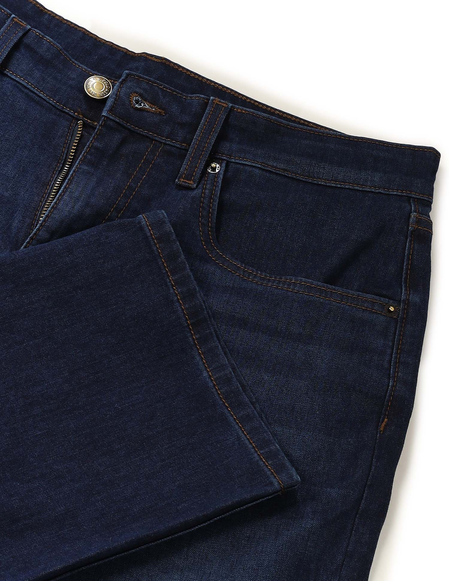Harold Slim Straight Fit Blue Jeans - Image 2