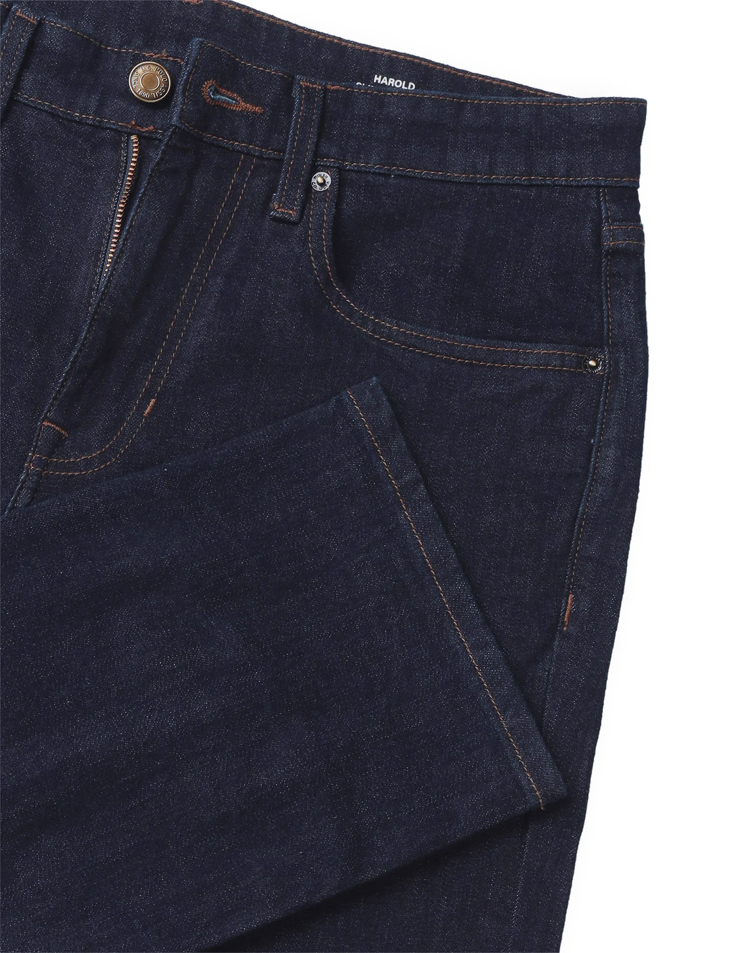 Harold Slim Straight Fit Blue Jeans - Image 2