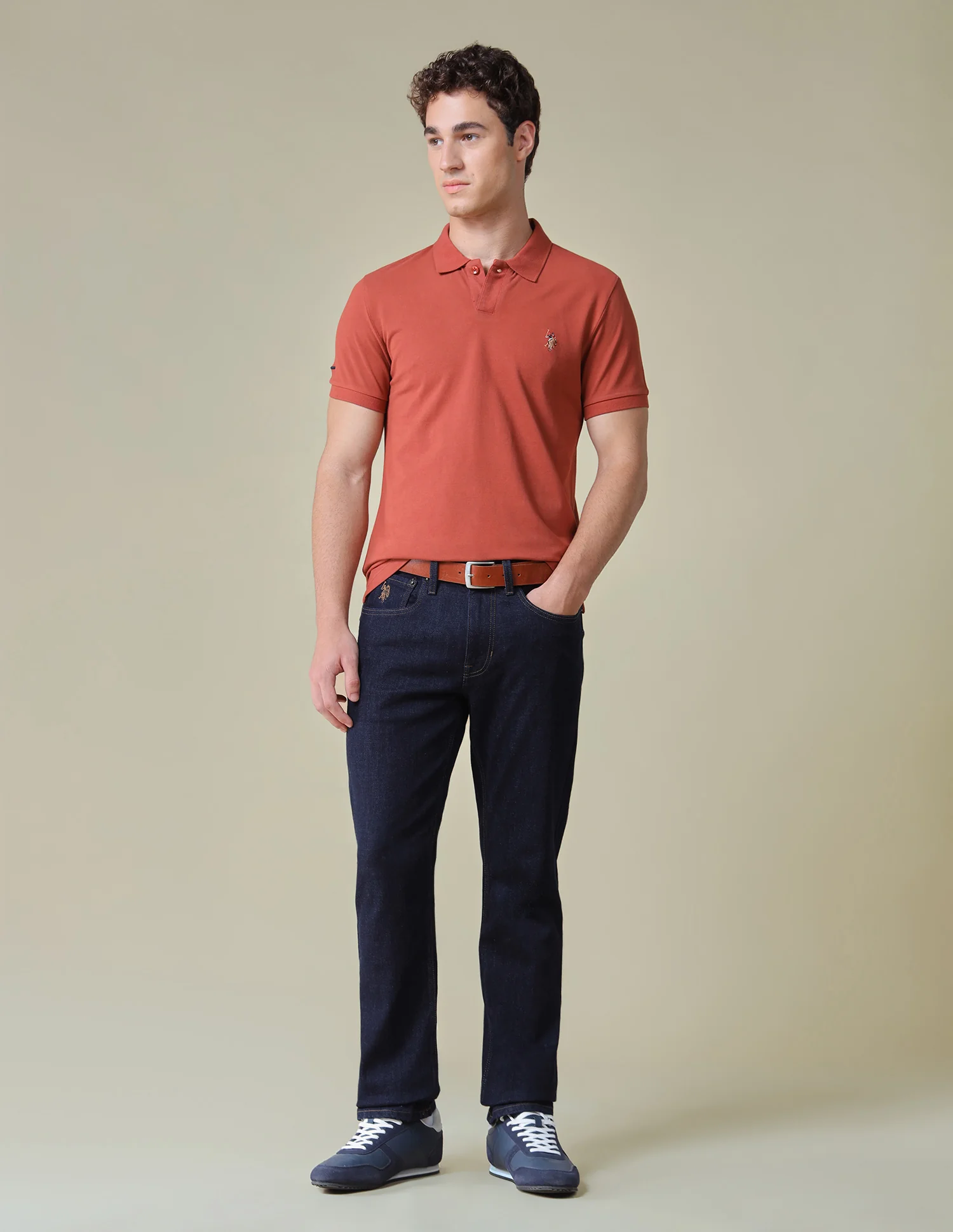 Harold Slim Straight Fit Blue Jeans - Image 3